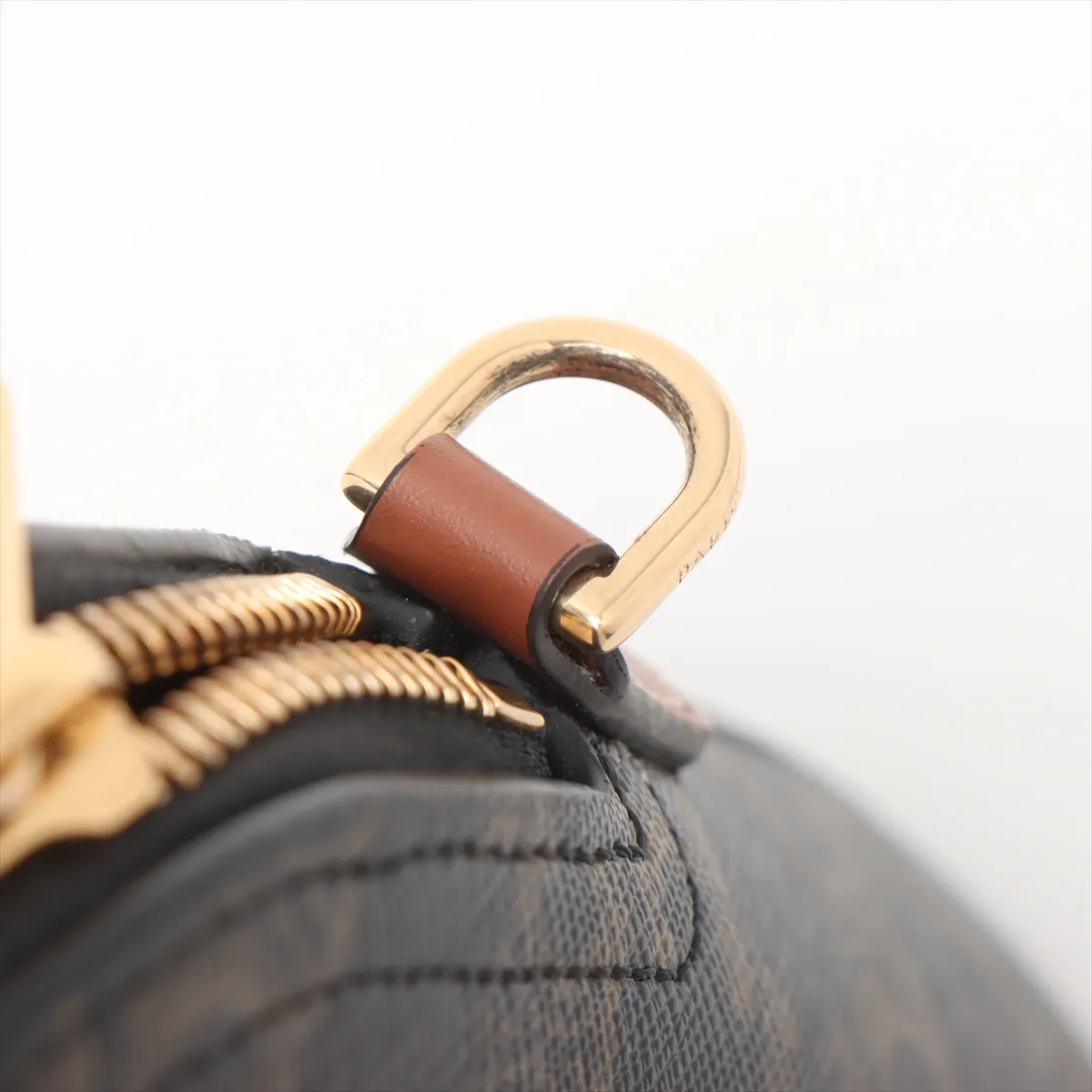 Triomphe Teen Honorin PVC 2WAY Handbag Brown — view 11