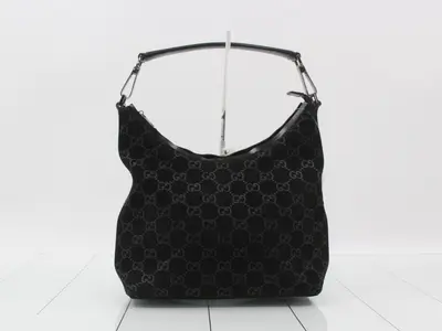 Velour shoulder bag