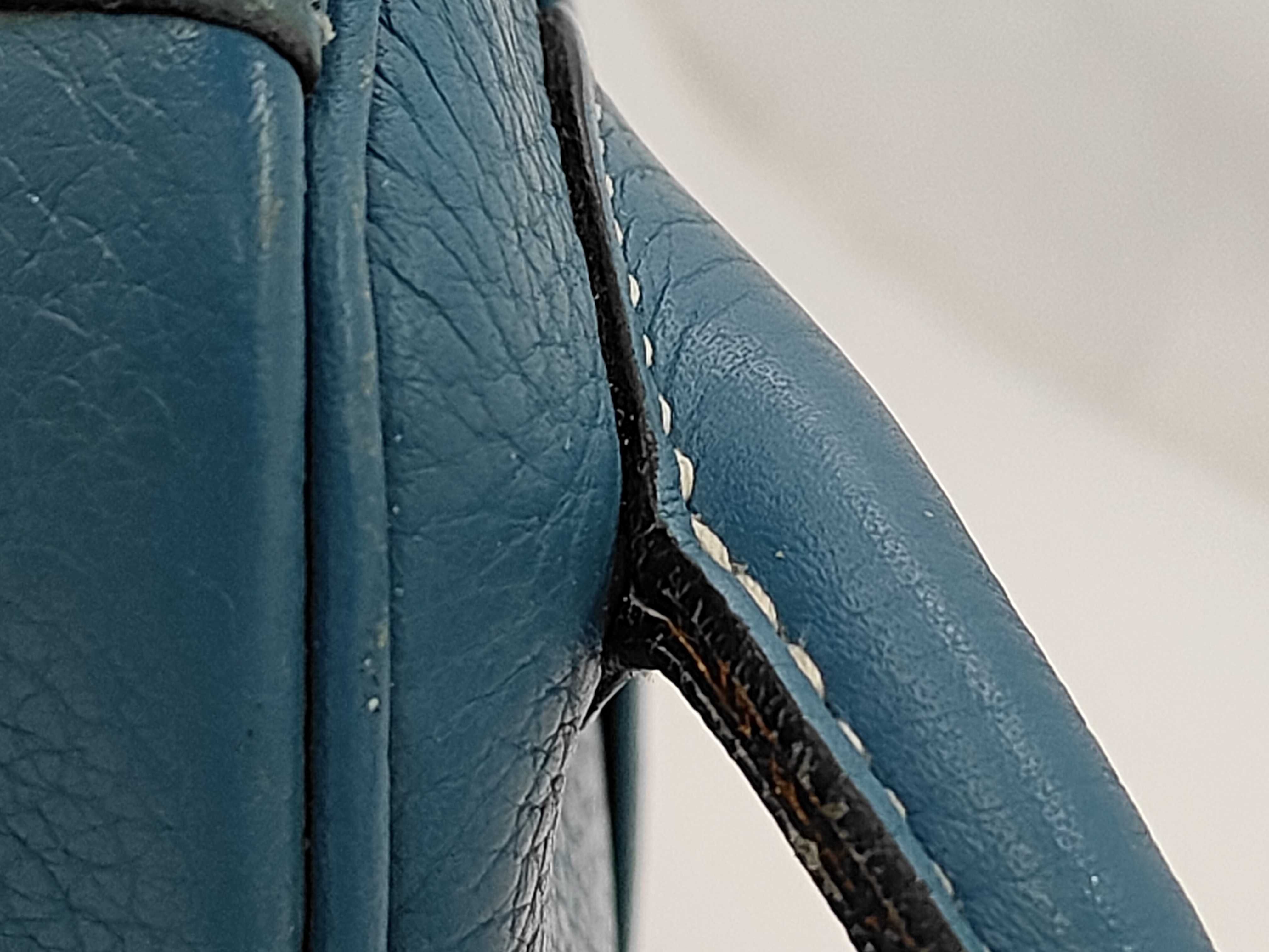 Lindy 34 Light Blue Shoulder Bag Handbag (with stamp) — view 6