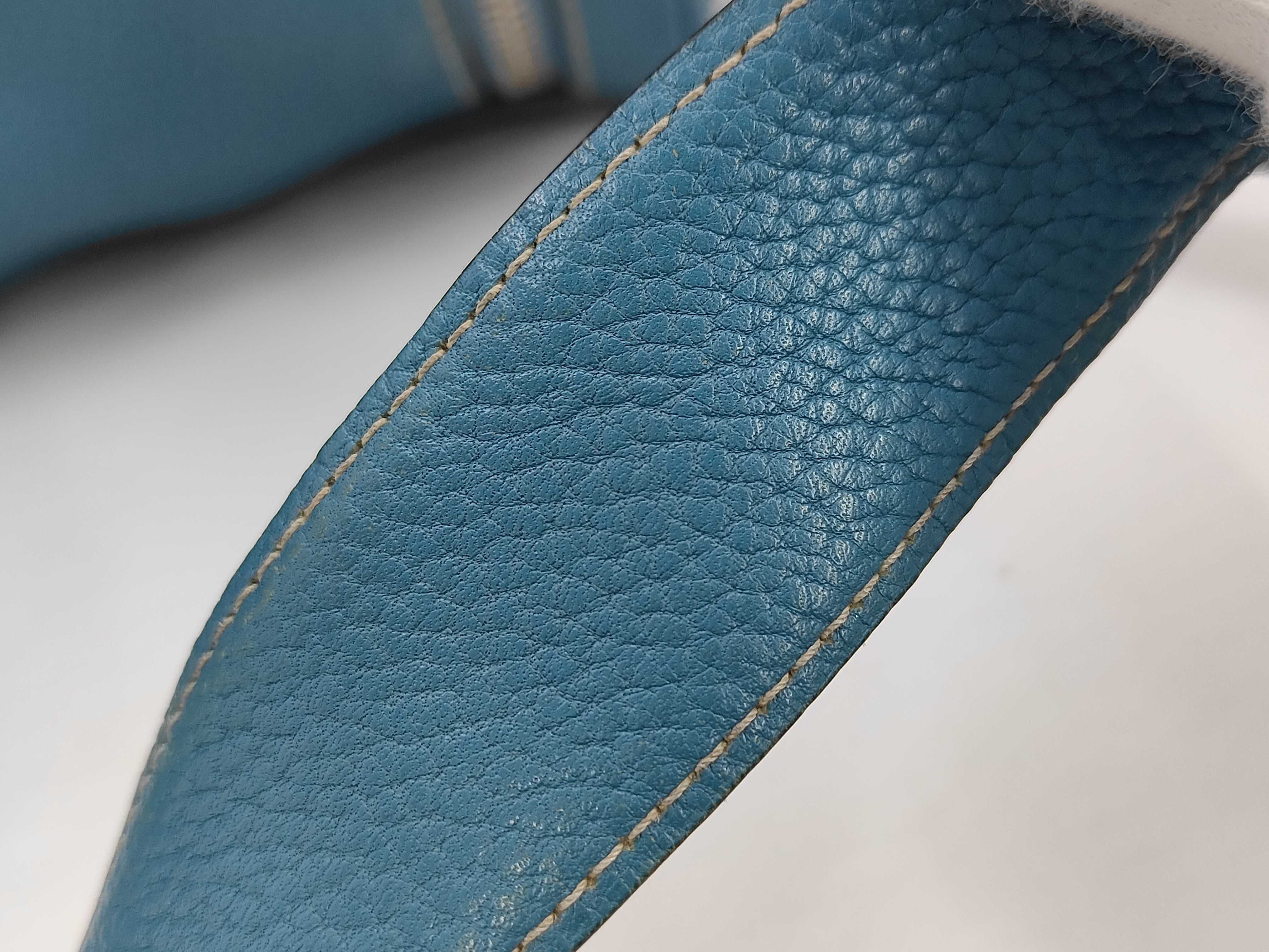 Lindy 34 Light Blue Shoulder Bag Handbag (with stamp) — view 8