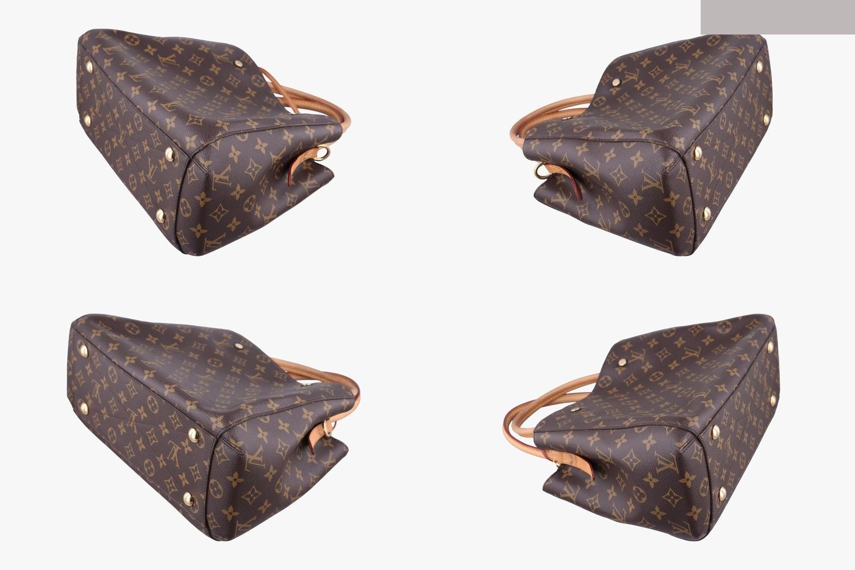 Montaigne MM Monogram Canvas Monogram/Brown — view 4