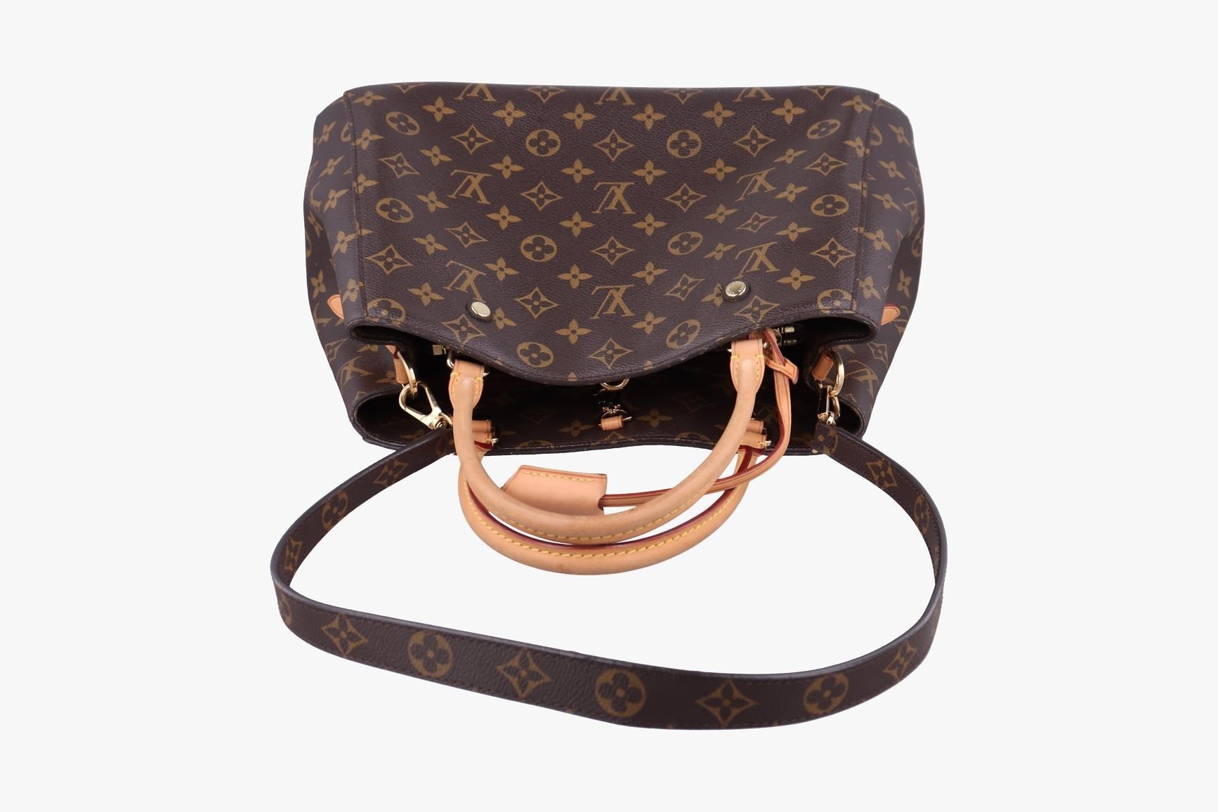 Montaigne MM Monogram Canvas Monogram/Brown — view 5