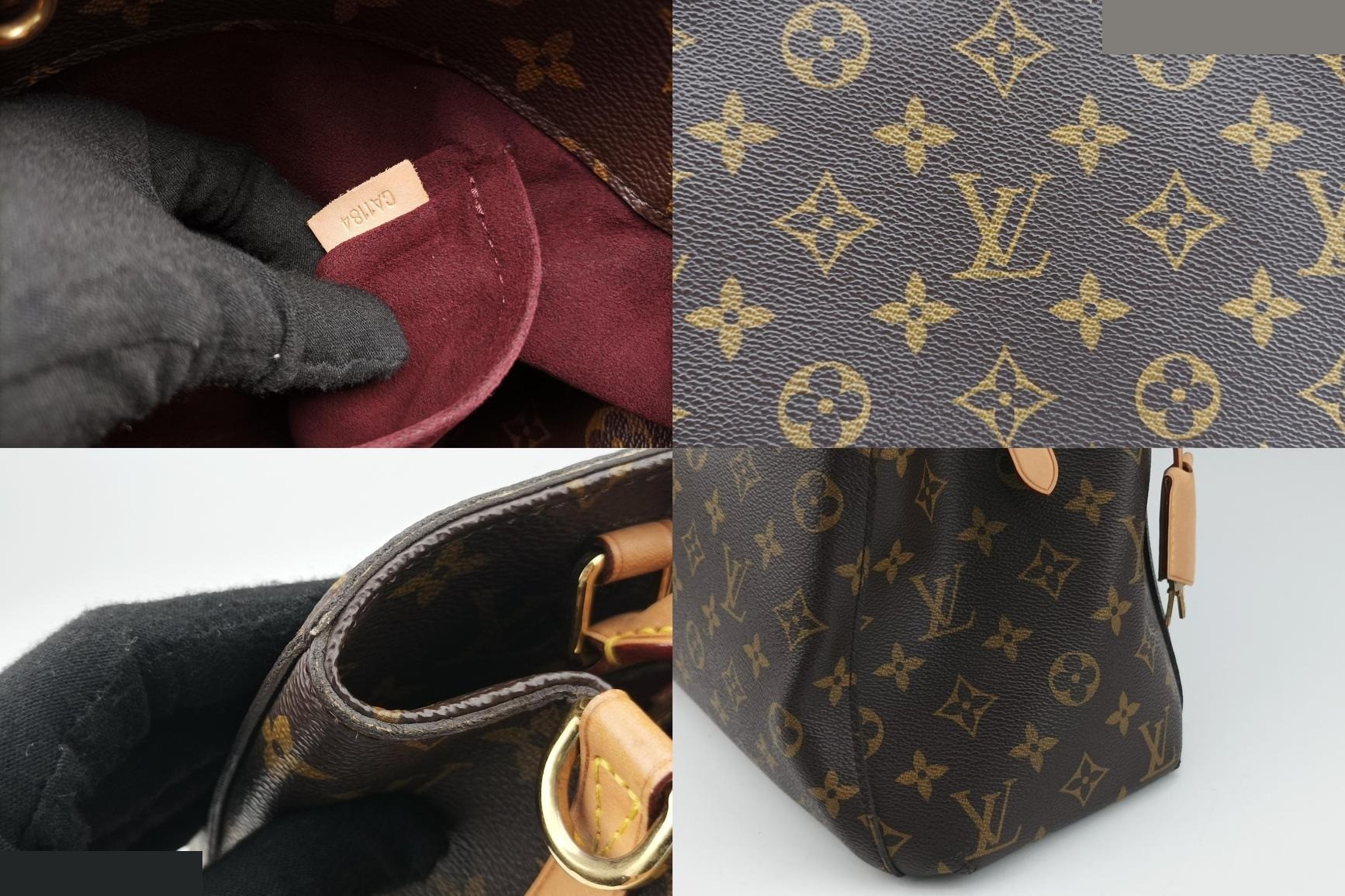 Montaigne MM Monogram Canvas Monogram/Brown — view 8