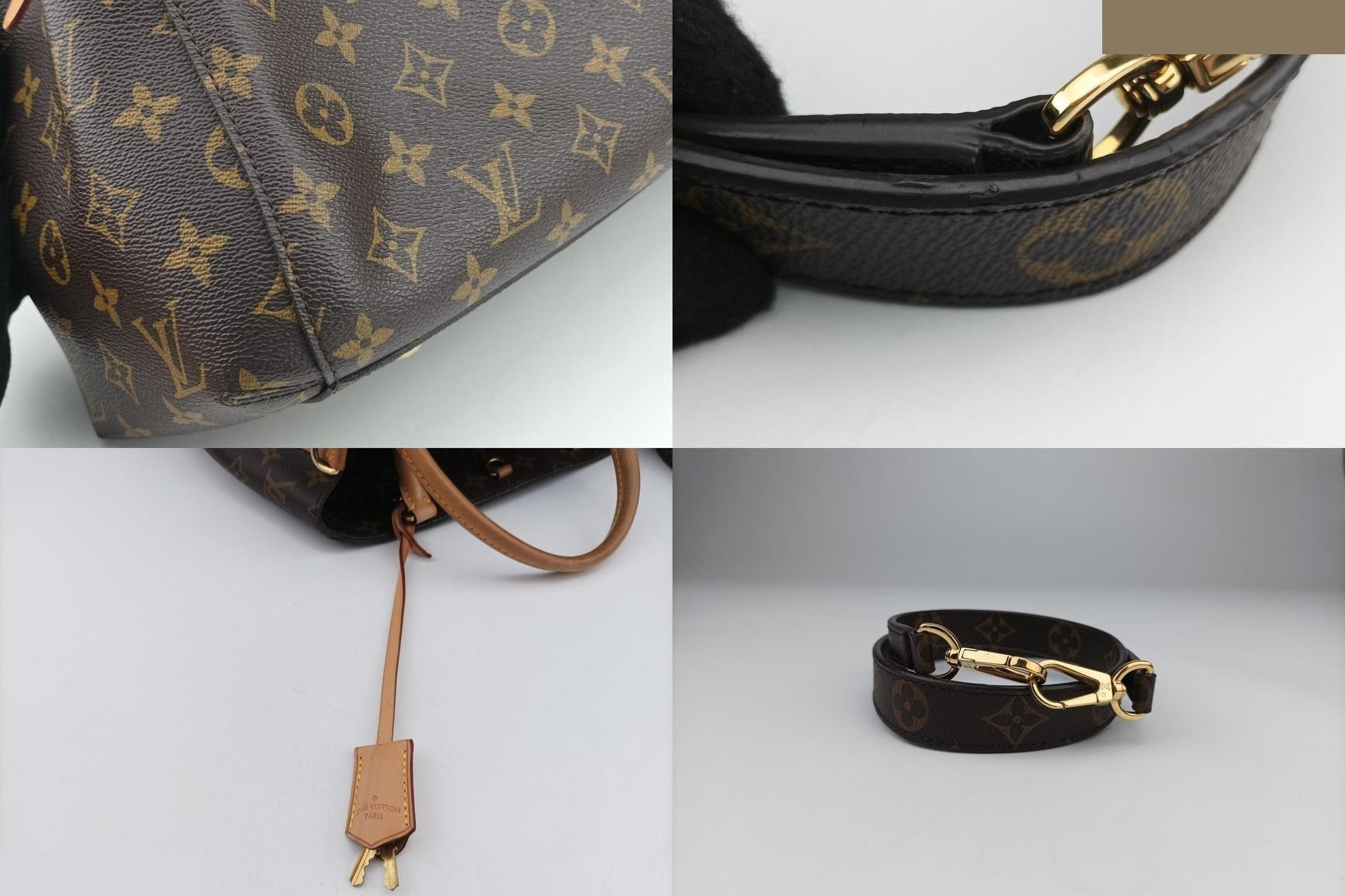 Montaigne MM Monogram Canvas Monogram/Brown — view 10