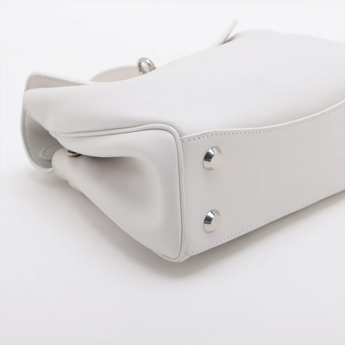 Rodeo Leather 2WAY Handbag White 795456 — view 4