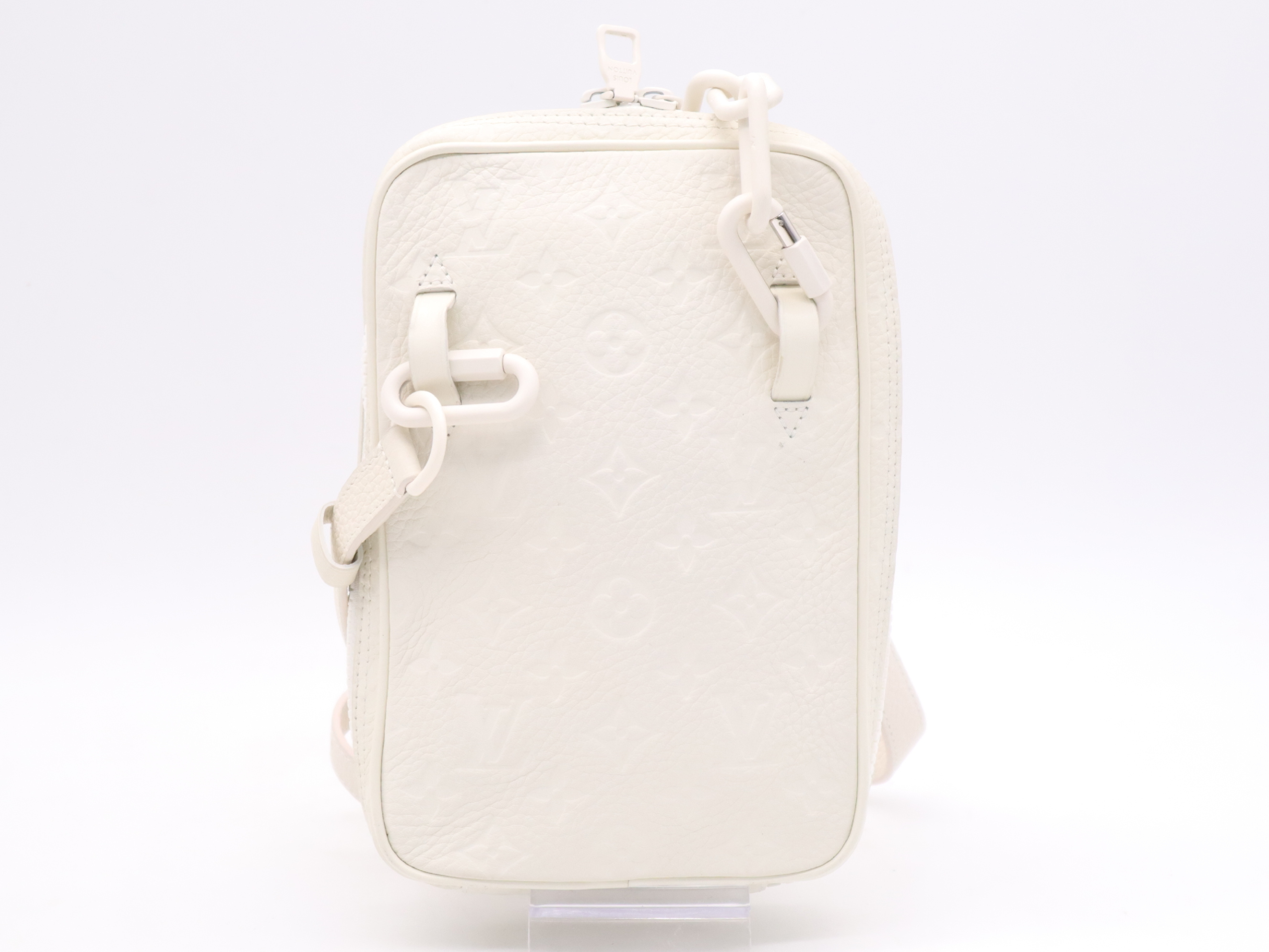 Taurillon Leather Utility Side Bag, with dust bag, RFID verified, shoulder bag. — view 2