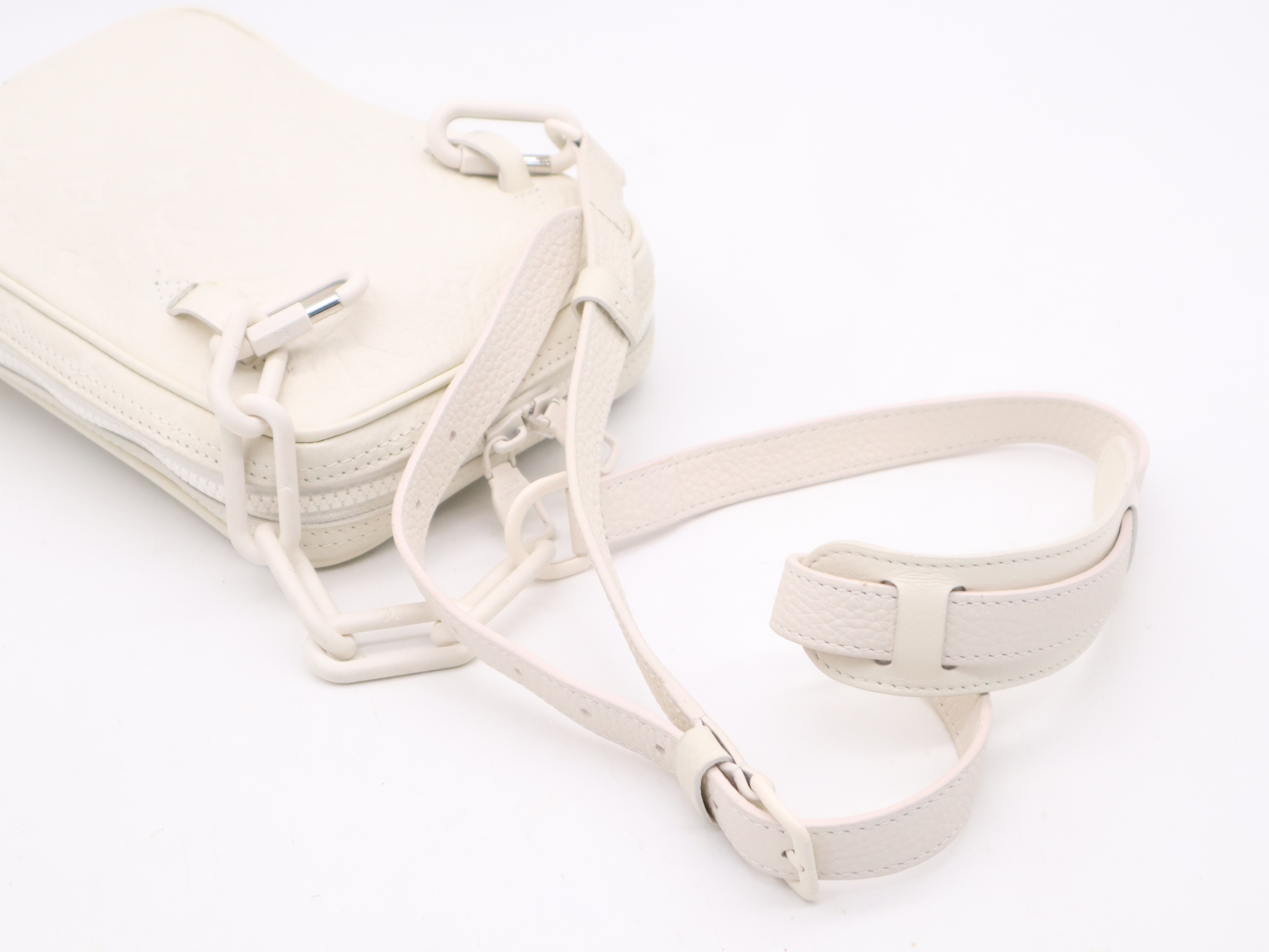 Taurillon Leather Utility Side Bag, with dust bag, RFID verified, shoulder bag. — view 6