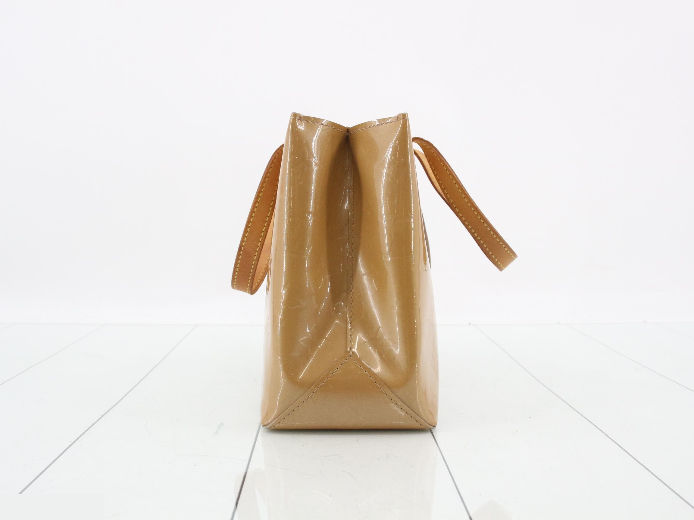Vernis Lead PM Handbag M91334 Noisette — view 3