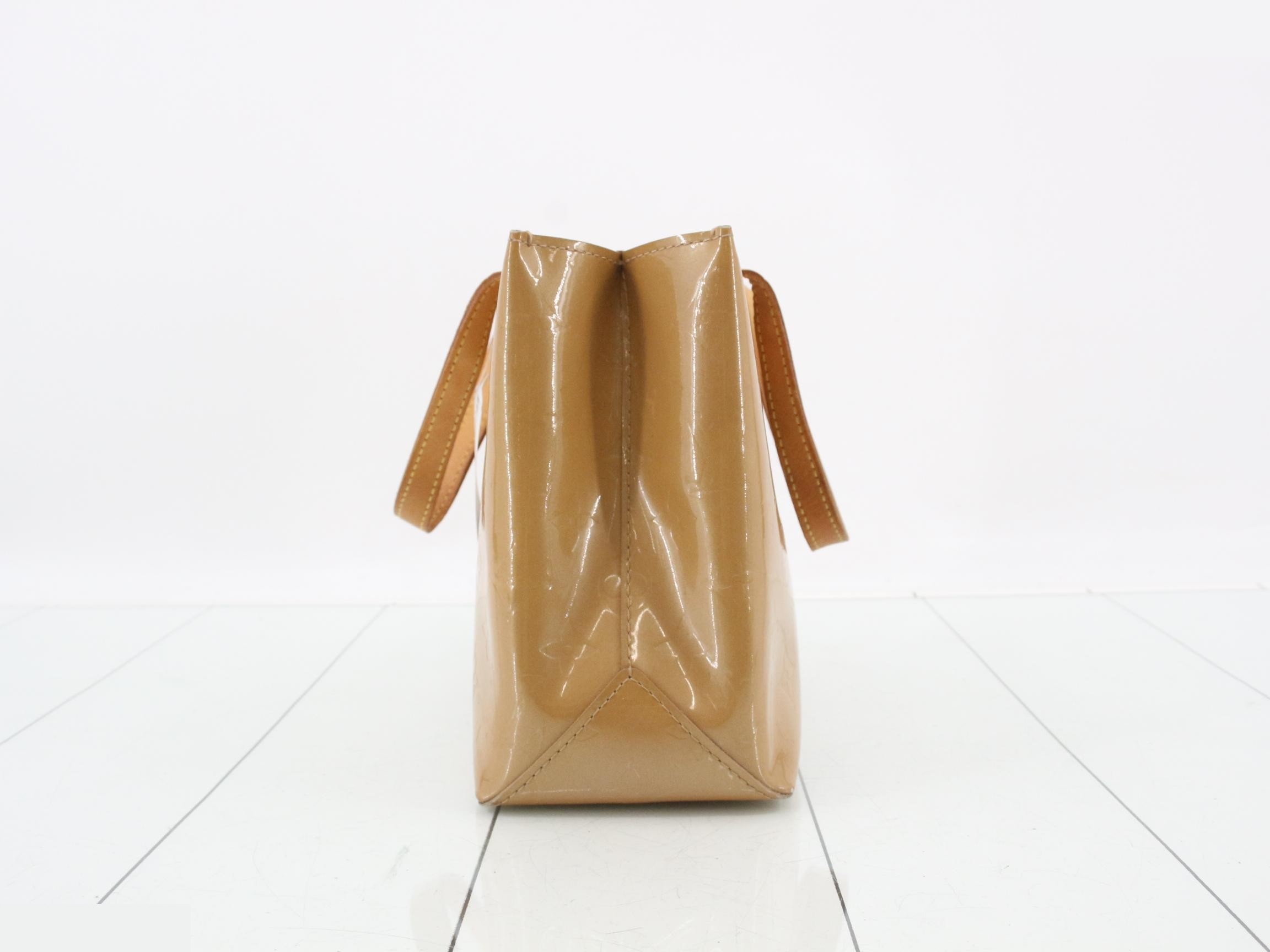 Vernis Lead PM Handbag M91334 Noisette — view 4