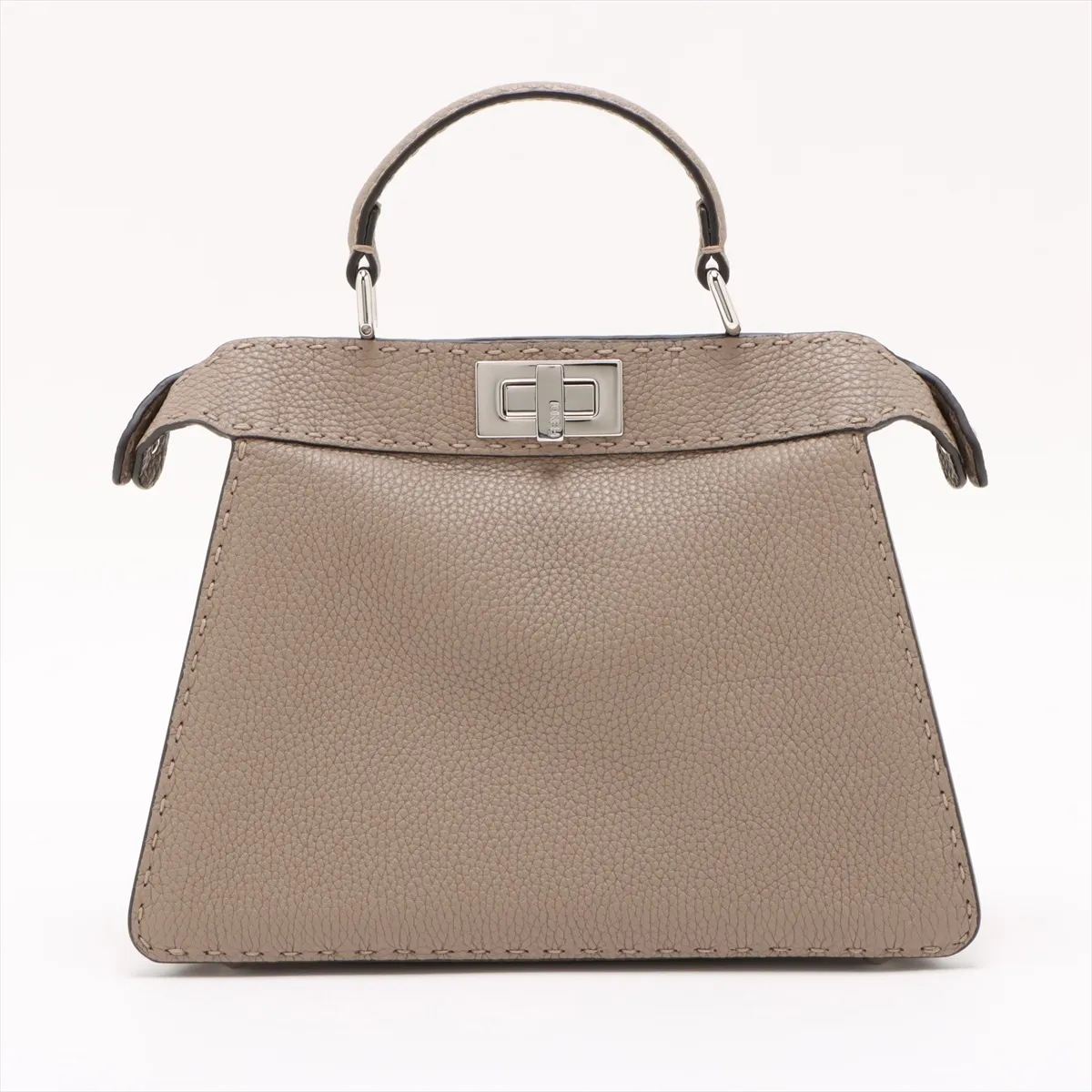 Peekaboo Ic You Small Leather 2WAY Handbag Greige 8BN327 — view 2
