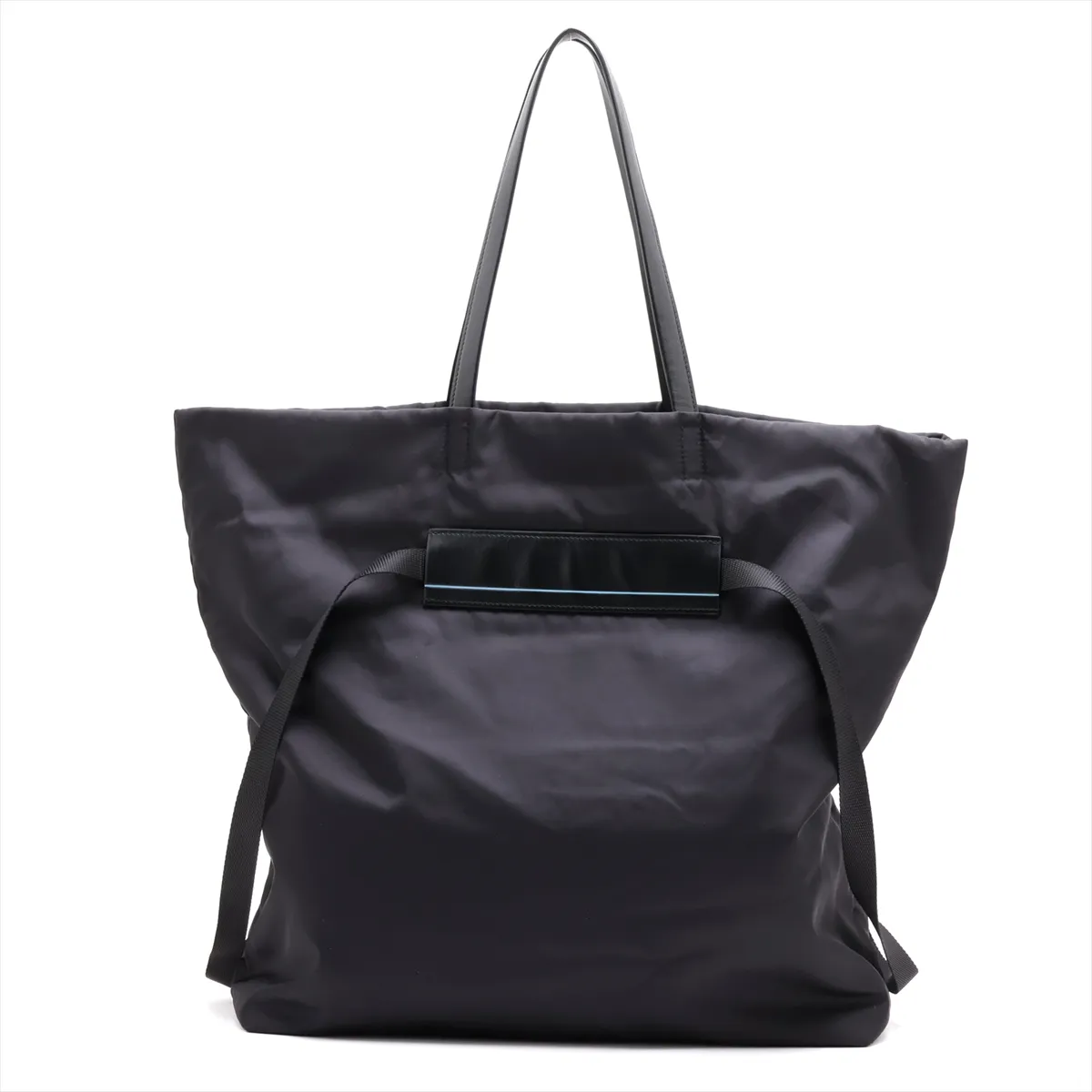 Tessuto Nylon Handbag, Black — view 2