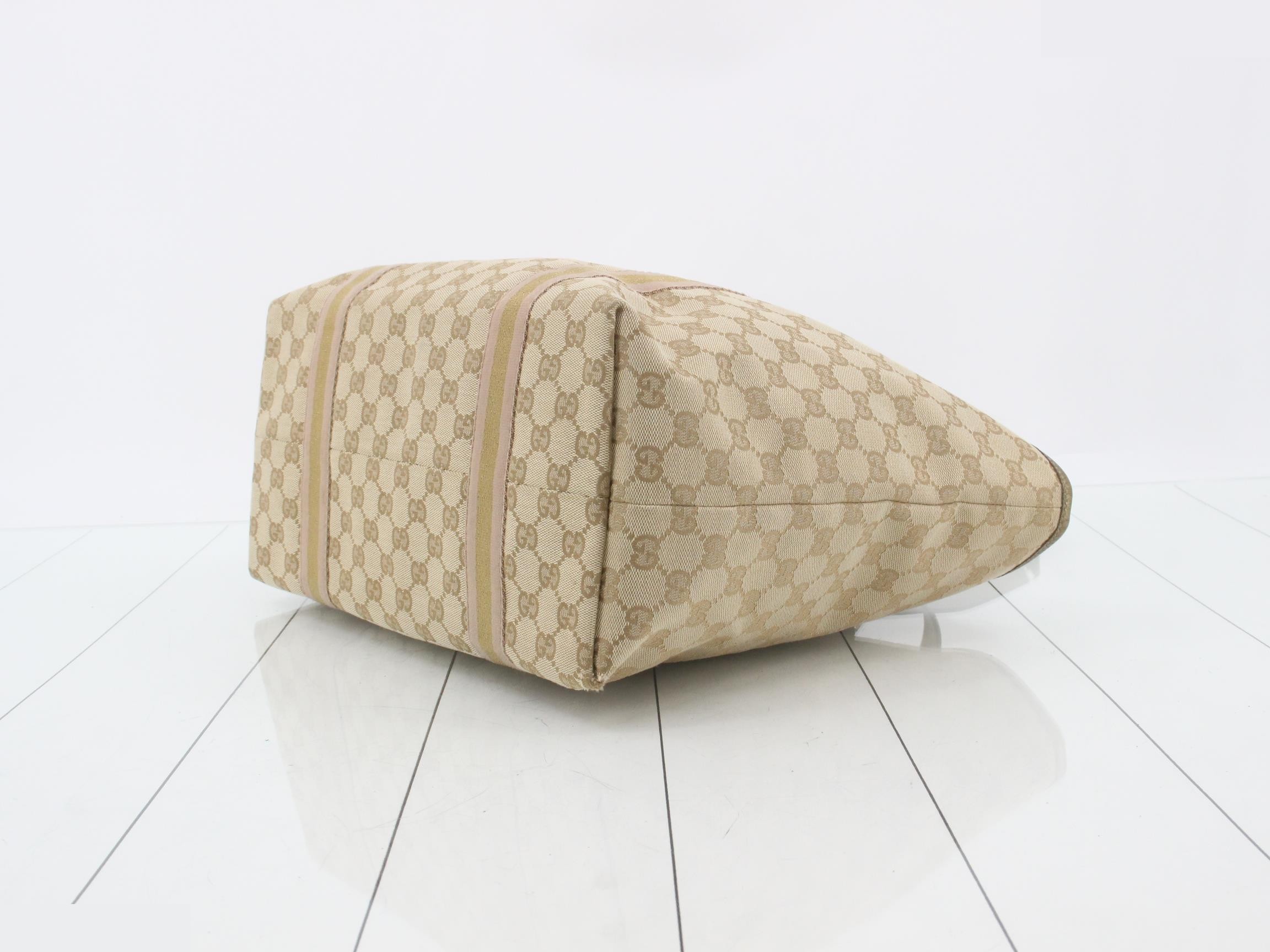 GG Canvas Leather Tote Bag — view 6