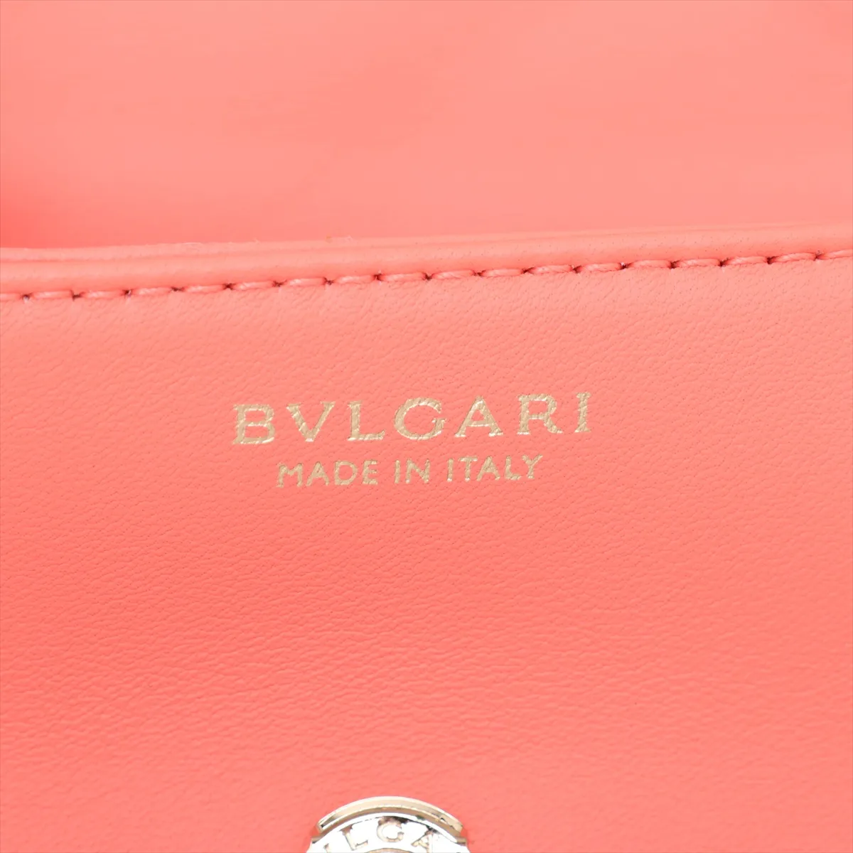 Serpenti Cabochon Leather Chain Shoulder Bag Pink — view 8