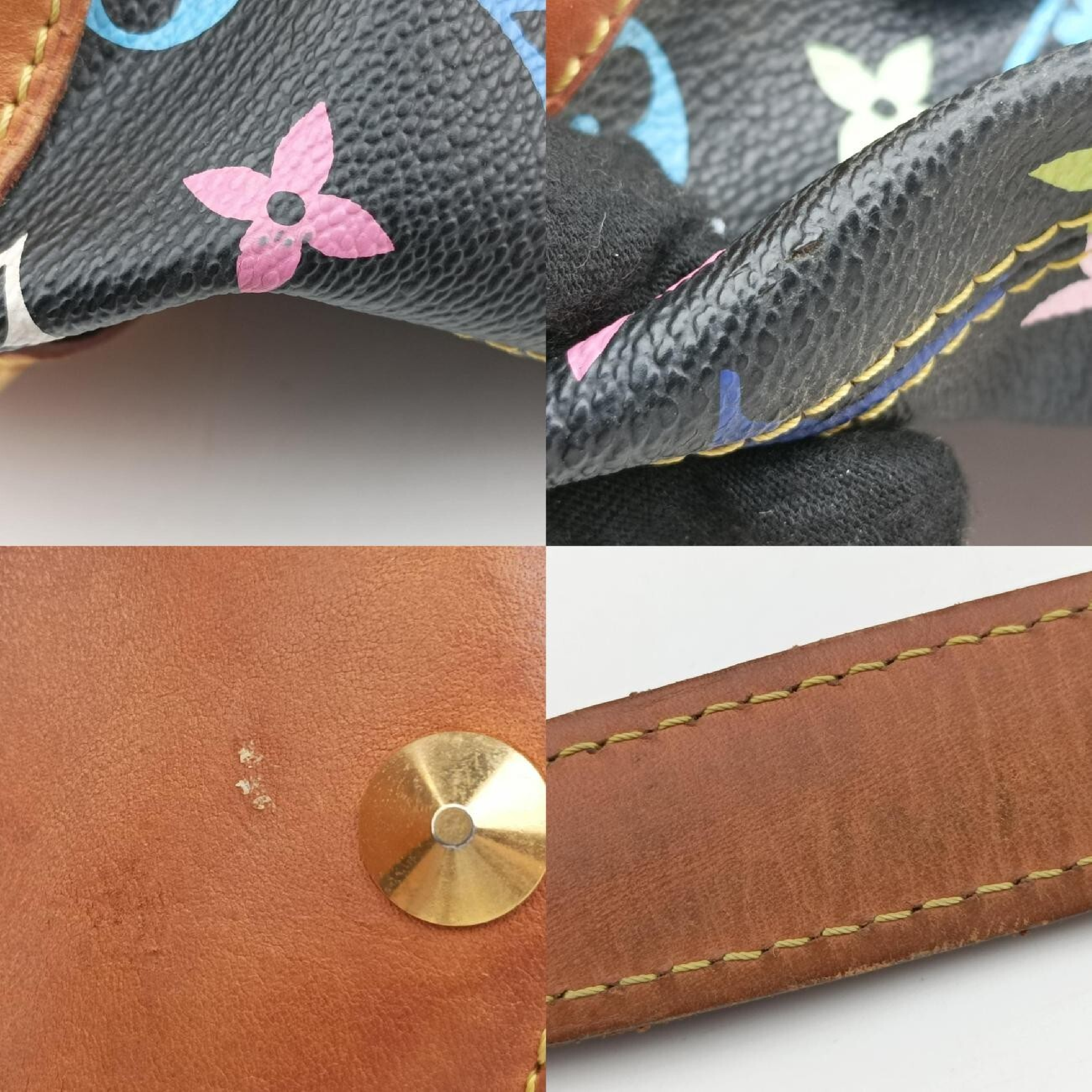 Judy MM Noir Monogram Multicolor M40256 (Serial Number Unknown) Shoulder Bag — view 11