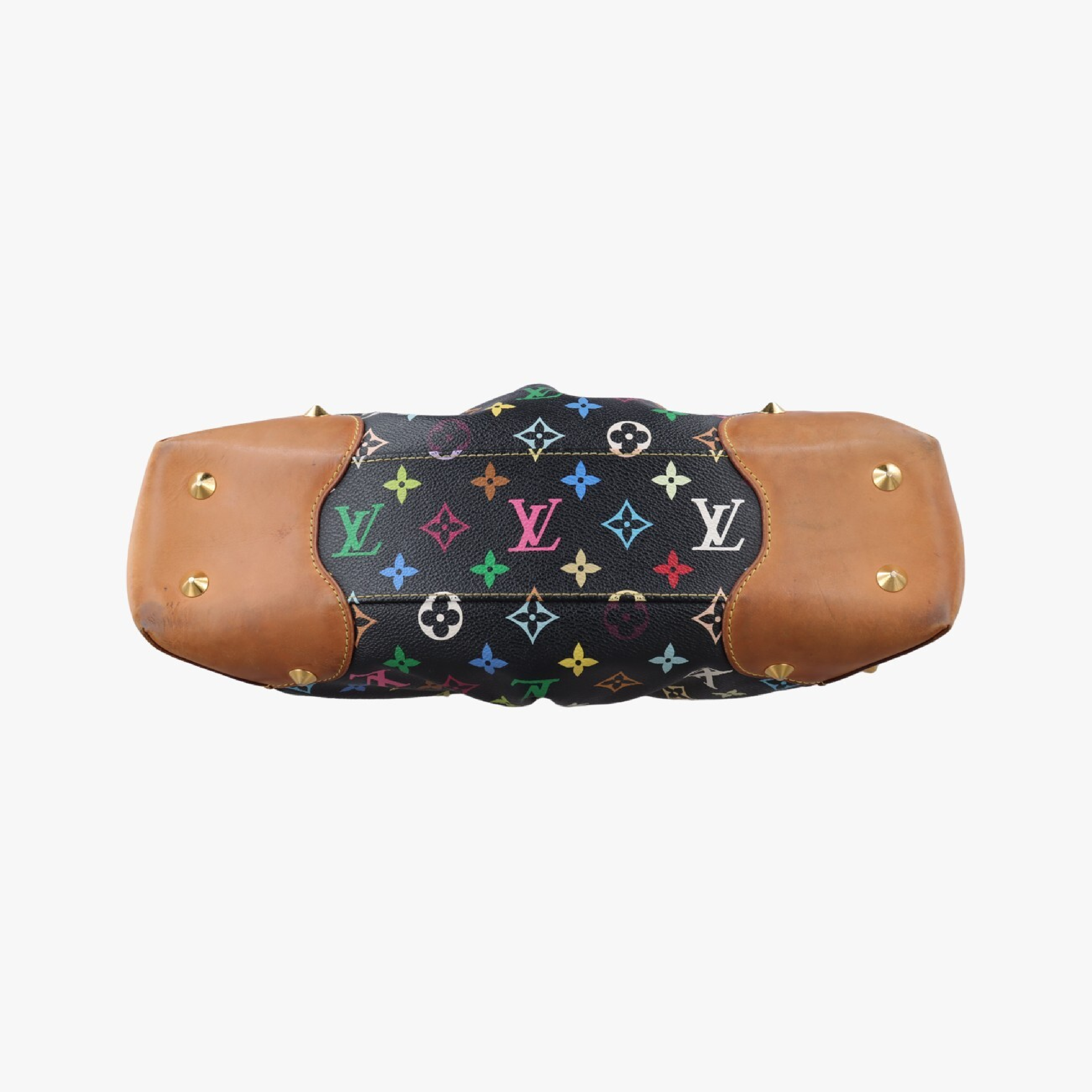 Judy MM Noir Monogram Multicolor M40256 (Serial Number Unknown) Shoulder Bag — view 3