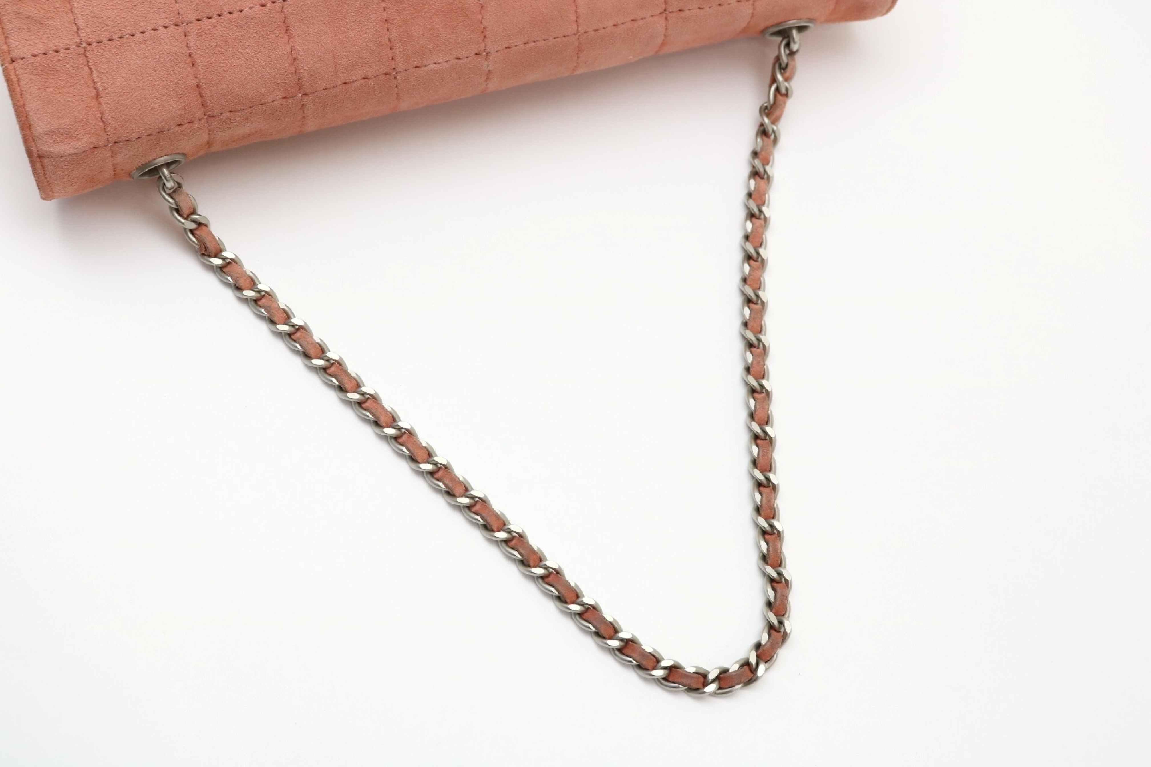 Chocolate Bar 2.55 Suede Chain Shoulder Bag — view 7