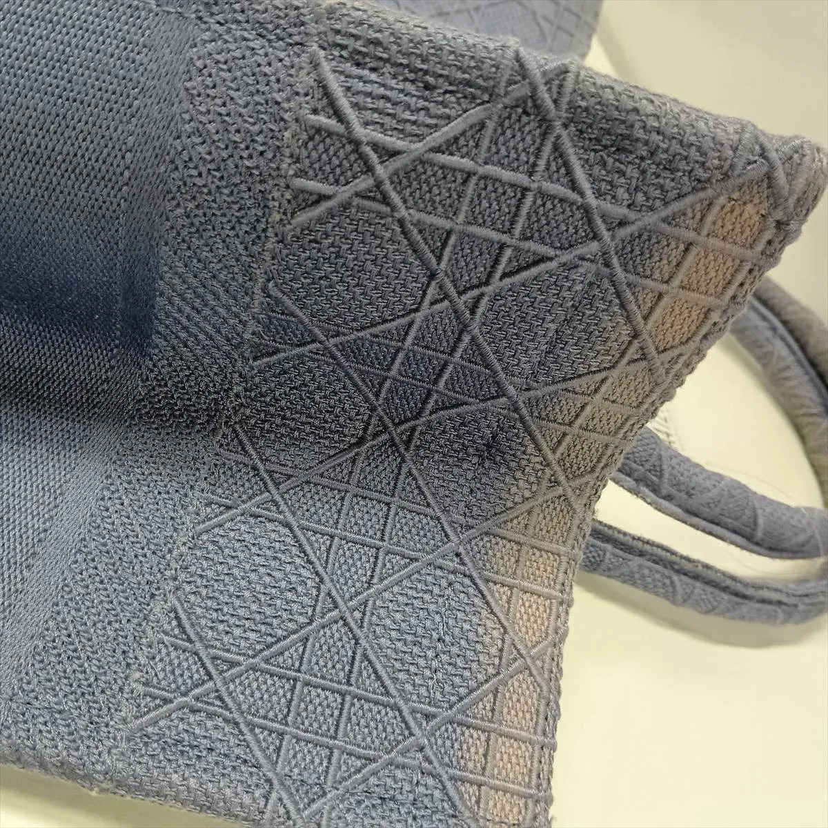 Book Tote Canvas Tote Bag, Blue — view 12
