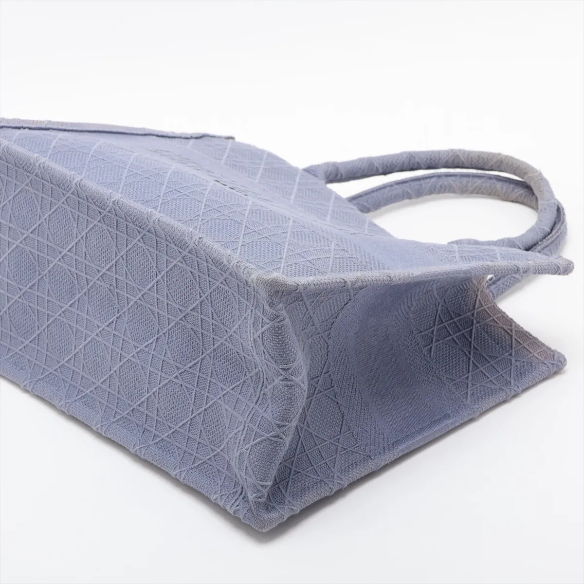 Book Tote Canvas Tote Bag, Blue — view 3
