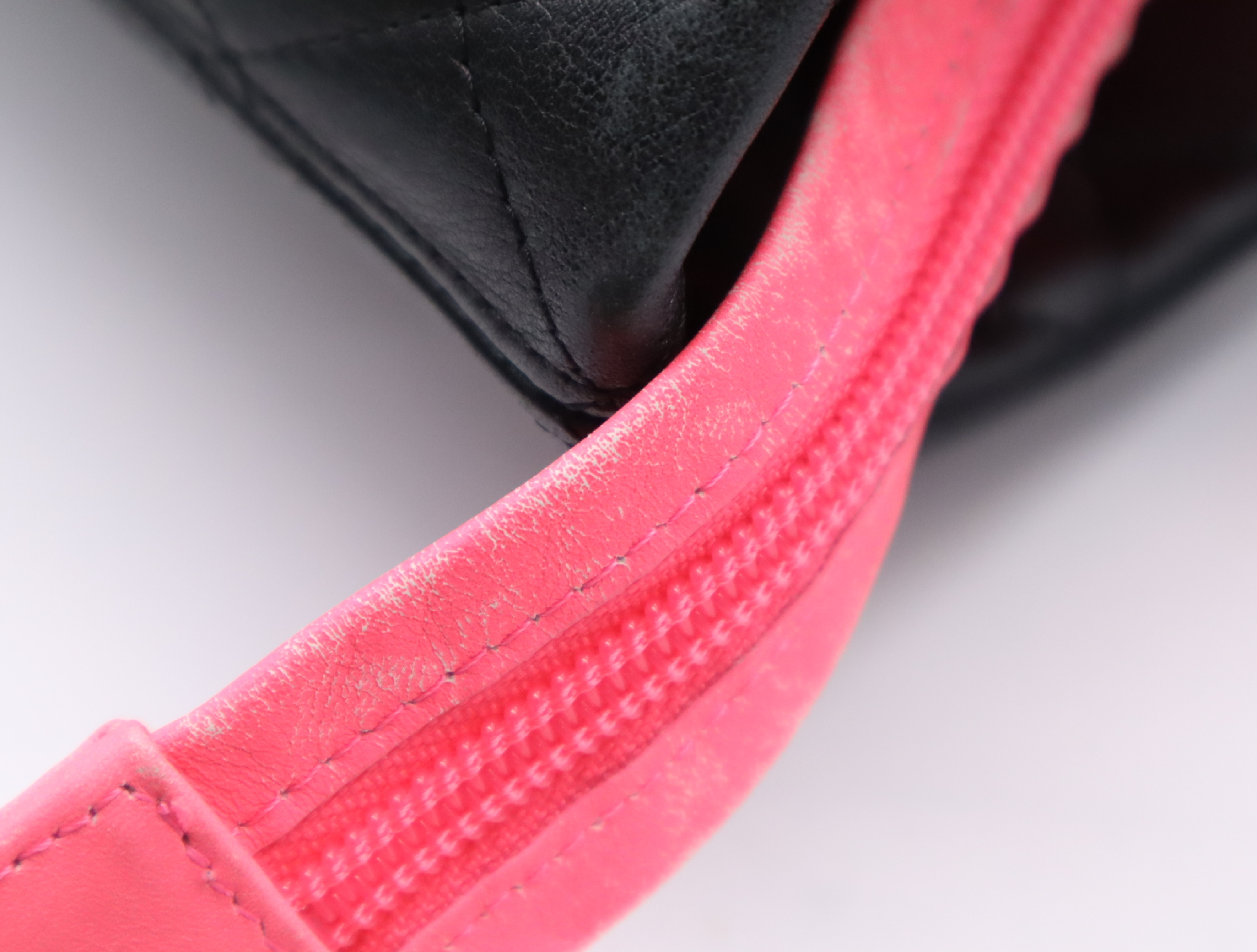 A25169 Lambskin Cambon Line Coco Mark Large Tote Bag Black with Guarantee Card and Seal 11387864 Tote Bag — view 8