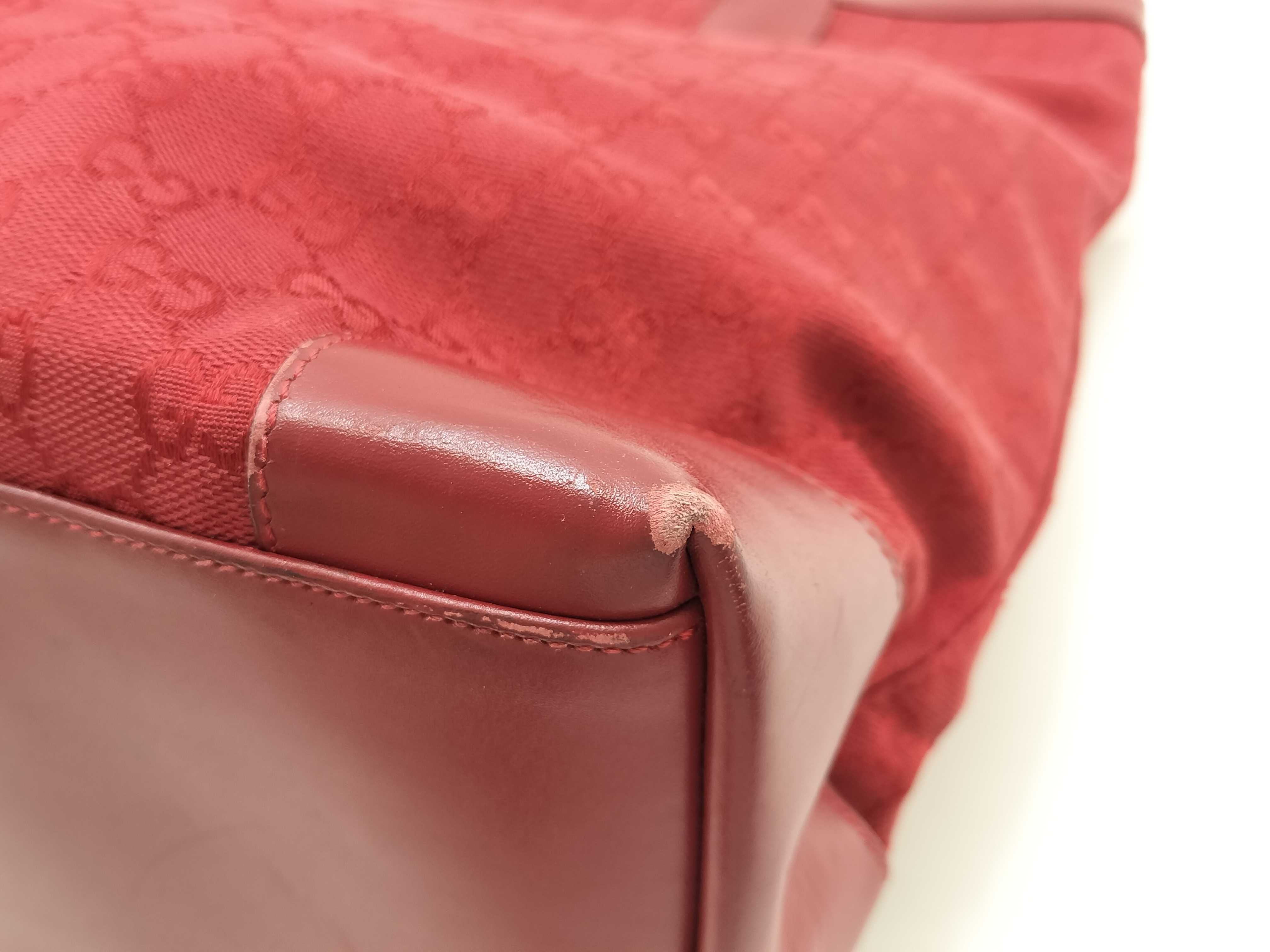 GG Canvas Gucci Handbag Red Tote Bag — view 4