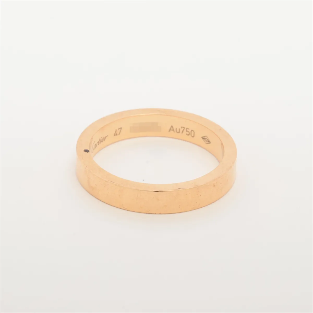 Wedding Ring 750 (PG) 3.5g Size 47 IZR305 B4087247 — view 2