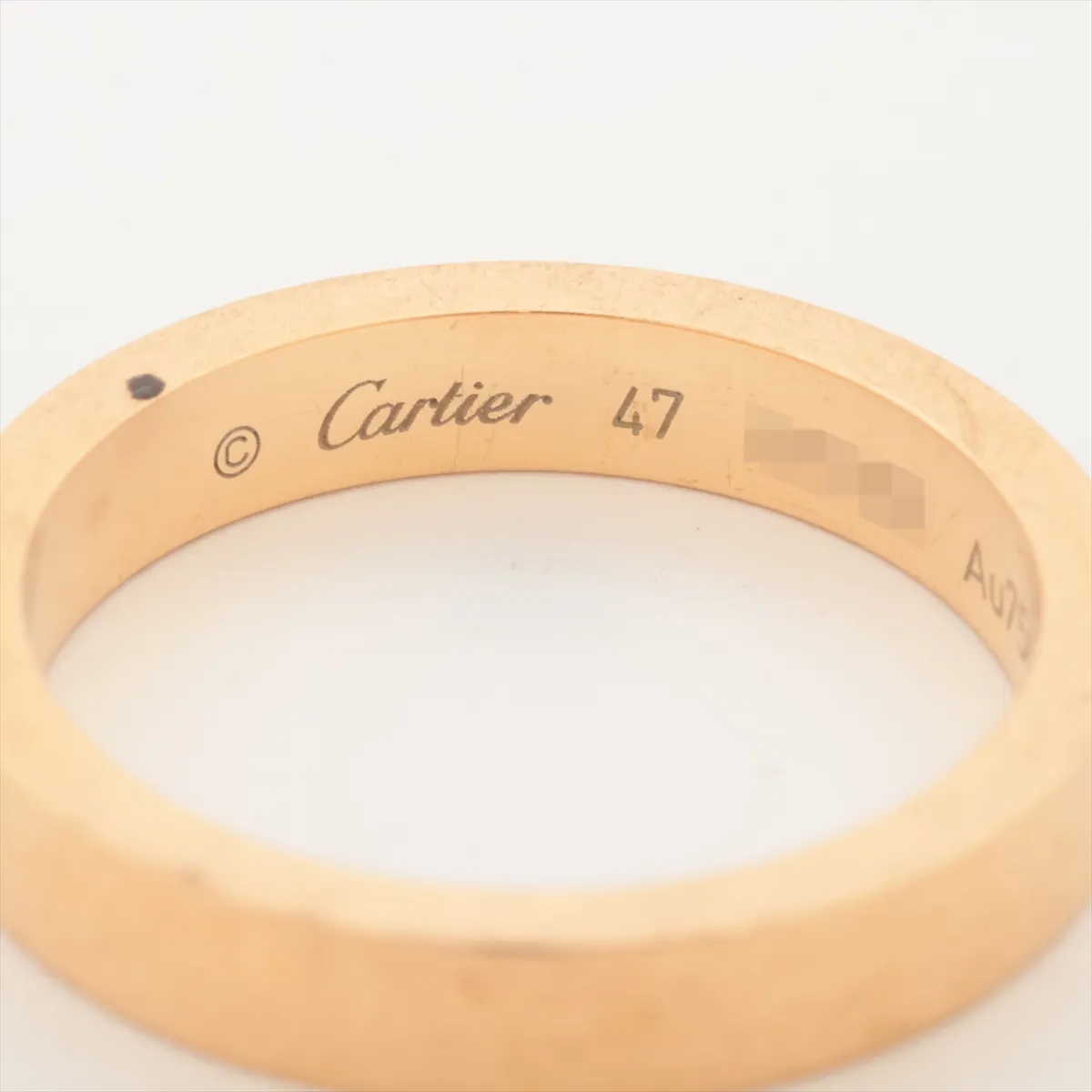 Wedding Ring 750 (PG) 3.5g Size 47 IZR305 B4087247 — view 3