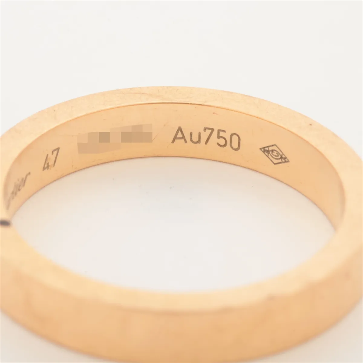 Wedding Ring 750 (PG) 3.5g Size 47 IZR305 B4087247 — view 4
