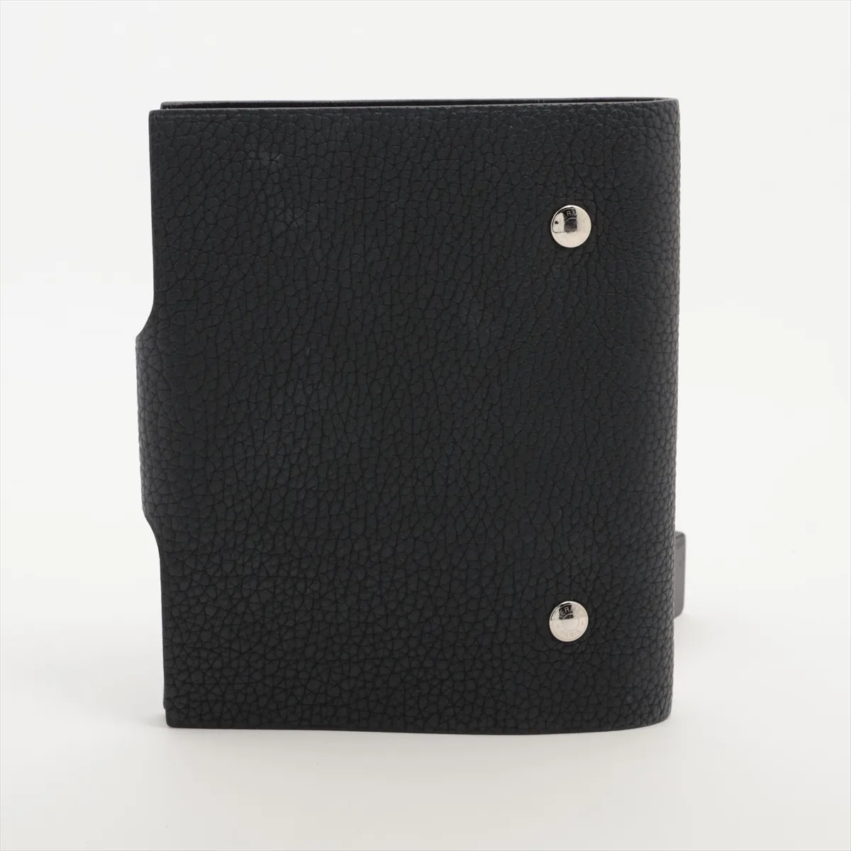 Ulysses PM Taurillon Clemence Notebook Cover, Black, Silver Hardware, D: 2019 — view 2