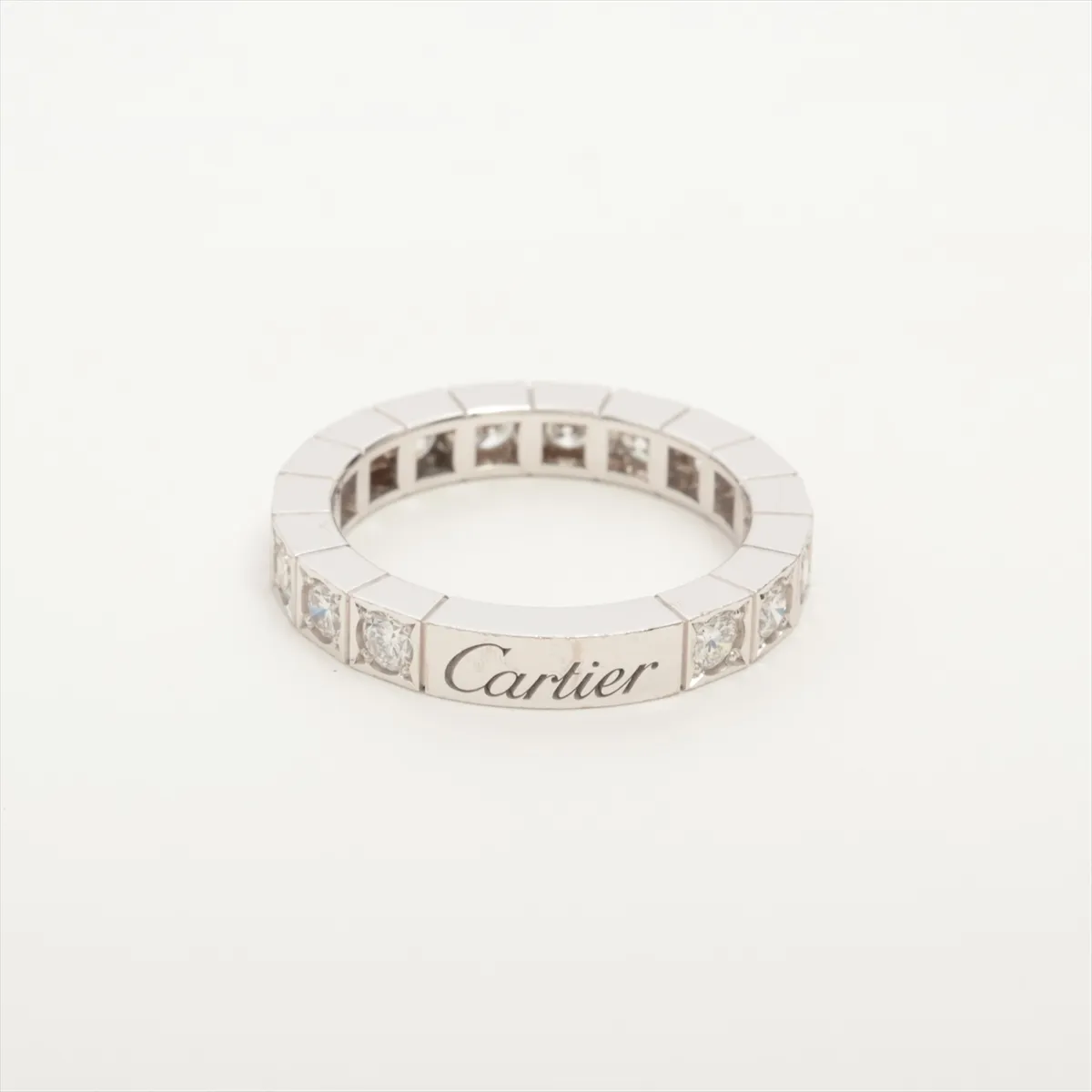 Raniere Full Diamond Ring 750(WG) 4.2g 48 Initial OM6959 Dent — view 2