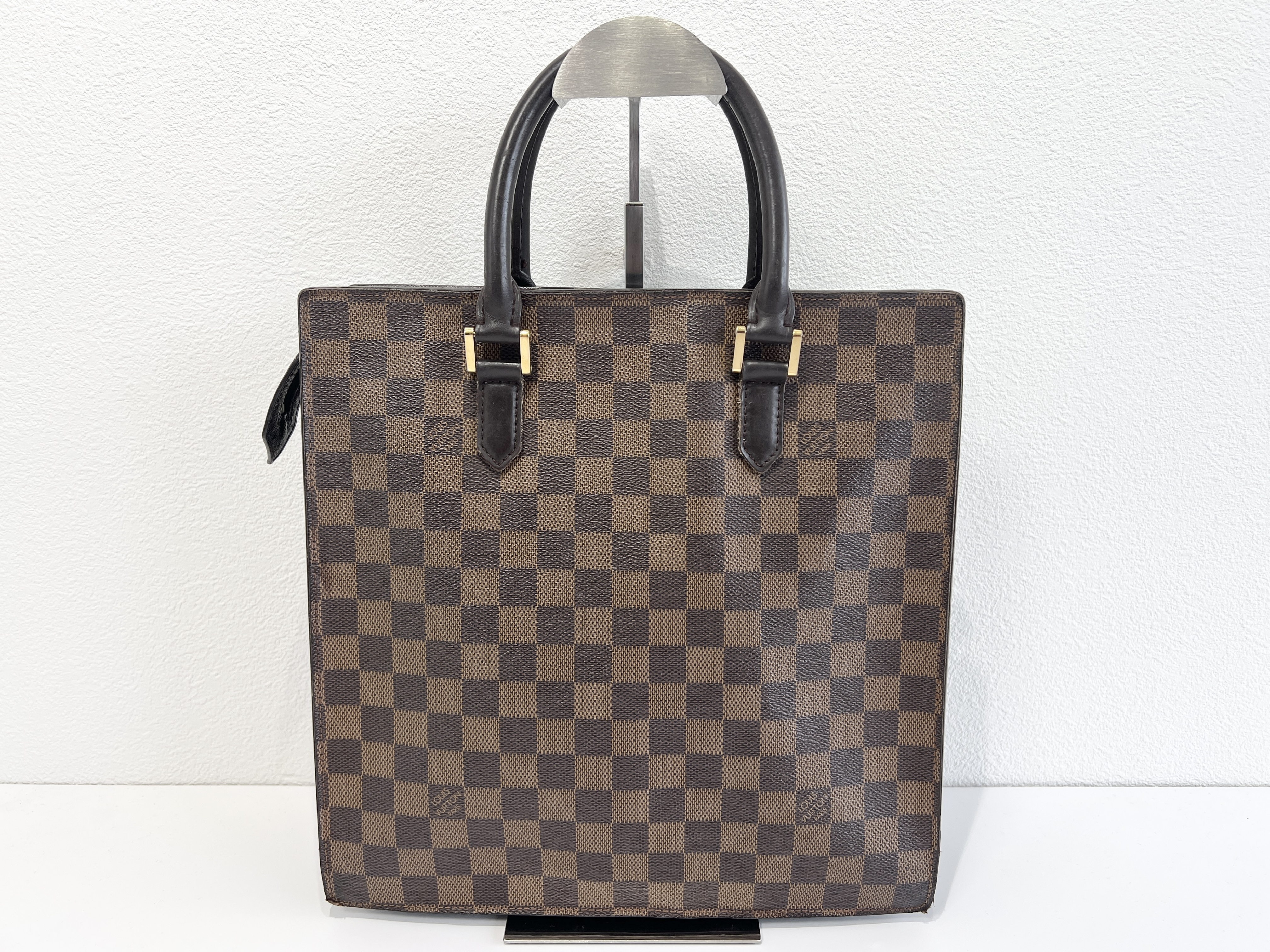 Damier Venice PM Leather Handbag Tote Bag — view 2