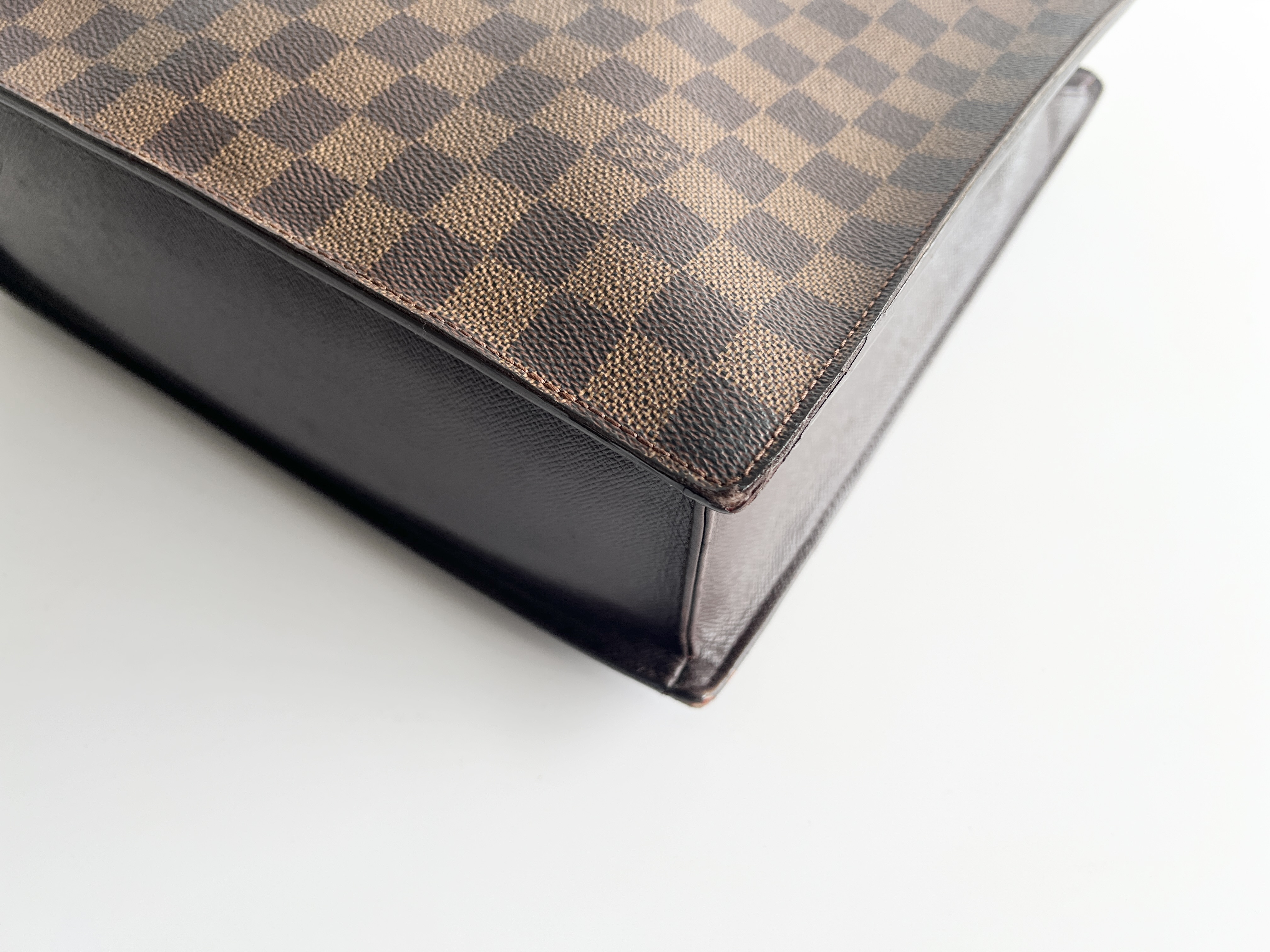Damier Venice PM Leather Handbag Tote Bag — view 11