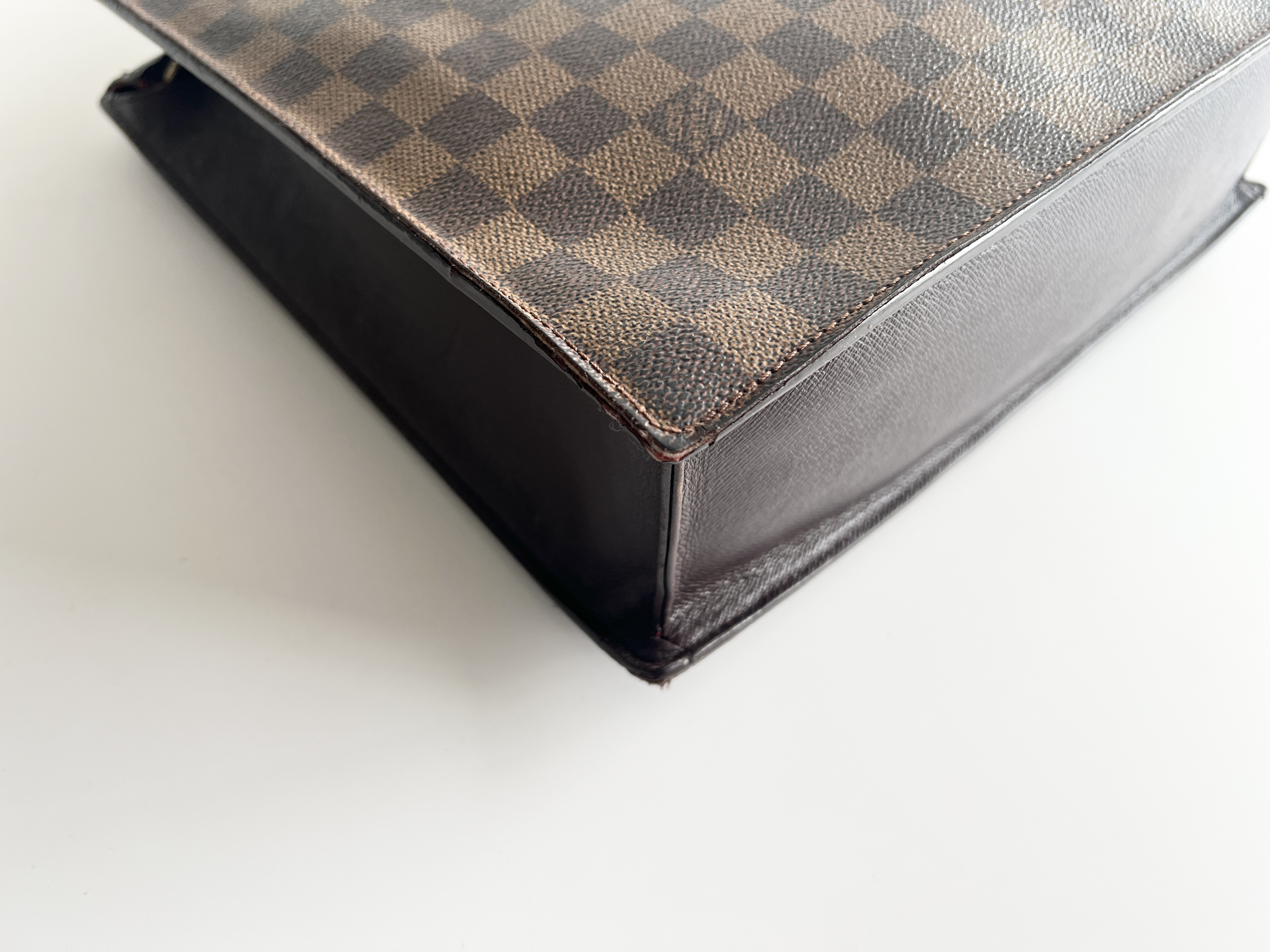 Damier Venice PM Leather Handbag Tote Bag — view 8