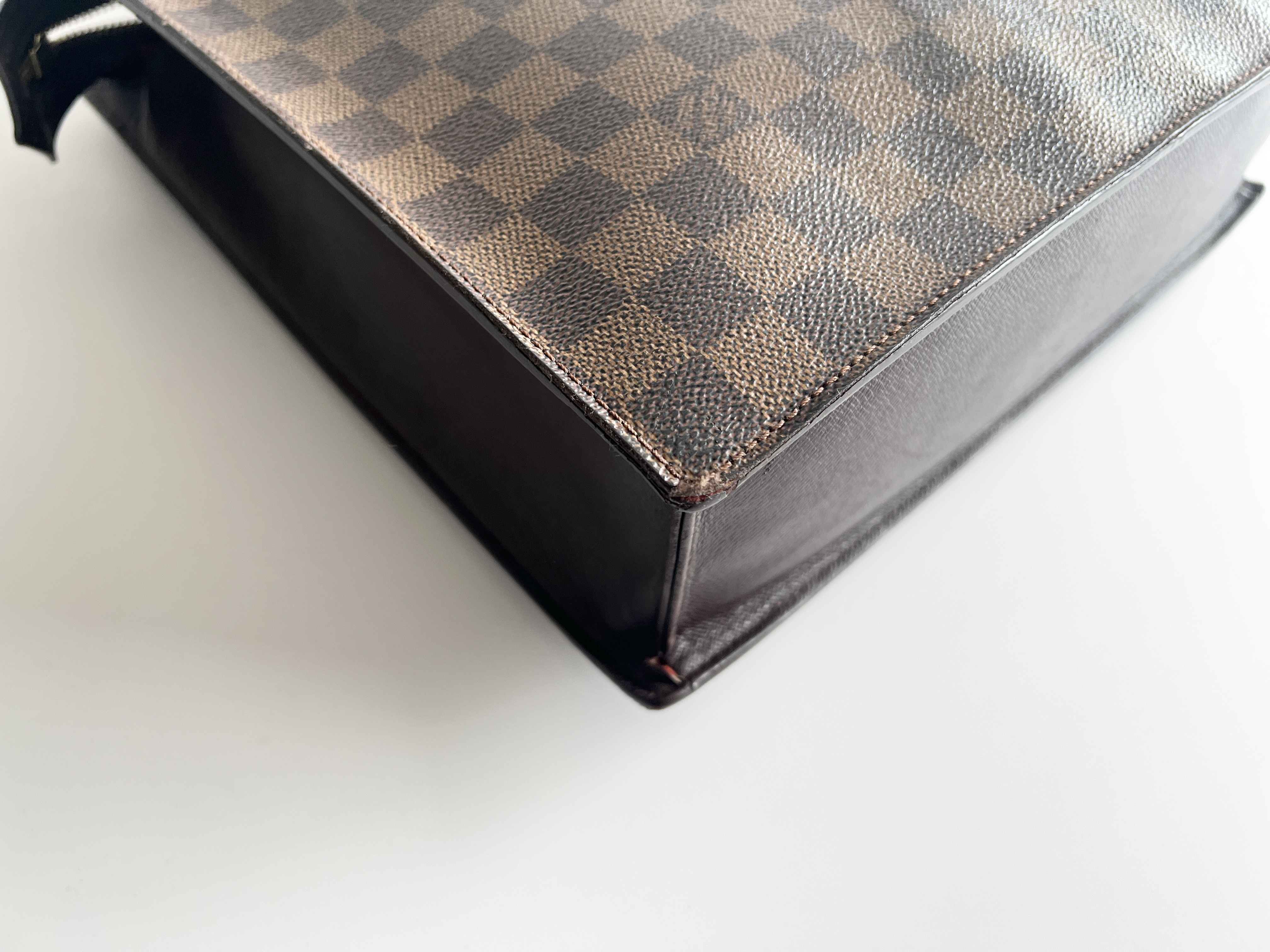 Damier Venice PM Leather Handbag Tote Bag — view 10