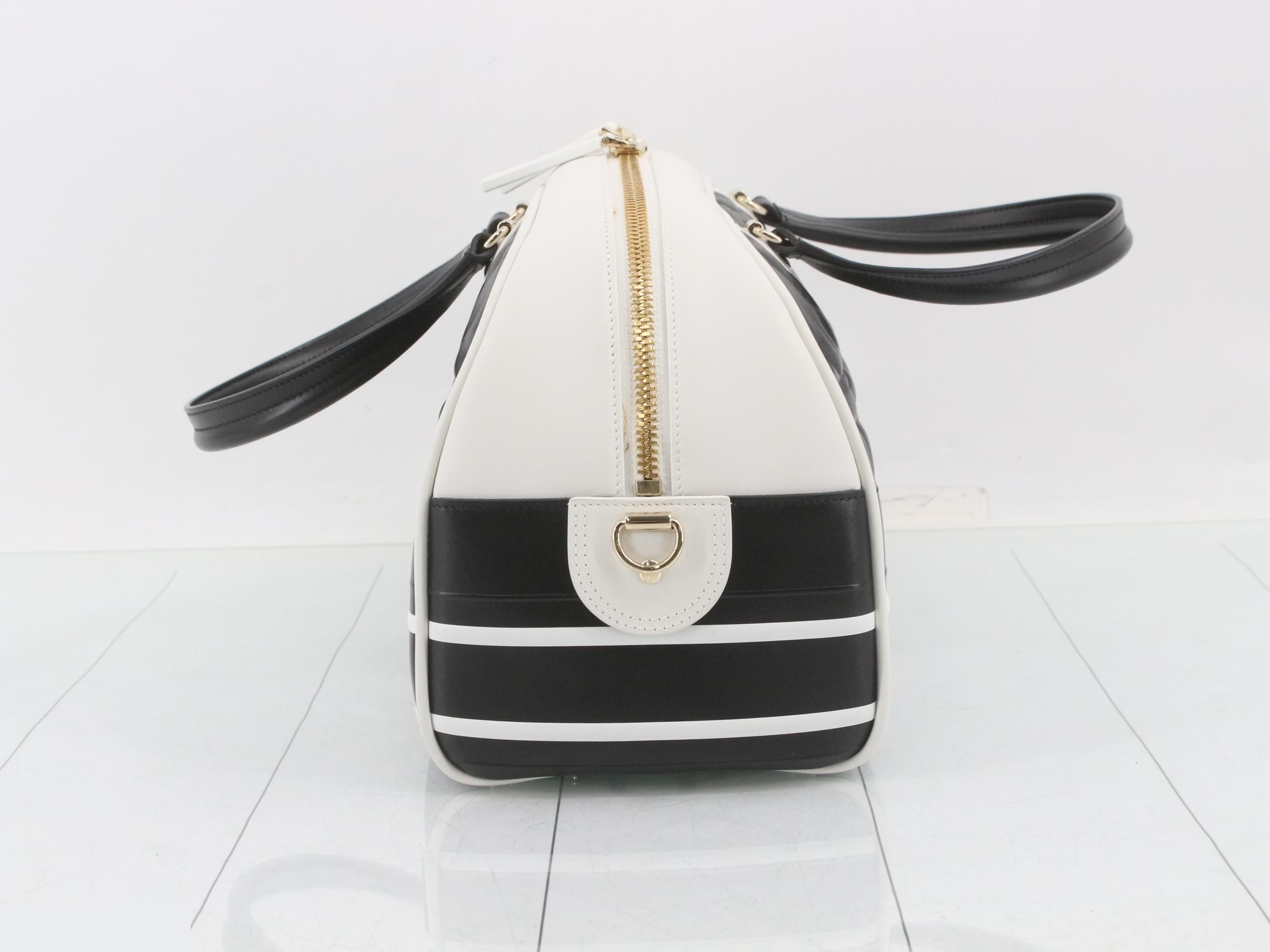 Vibe Bowling Bag Leather 2-Way Handbag — view 3