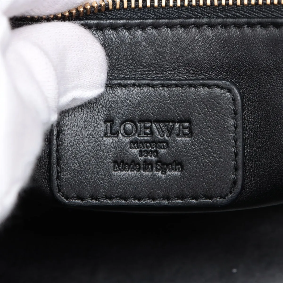 Amazona 36 Leather Handbag Beige x Black — view 10