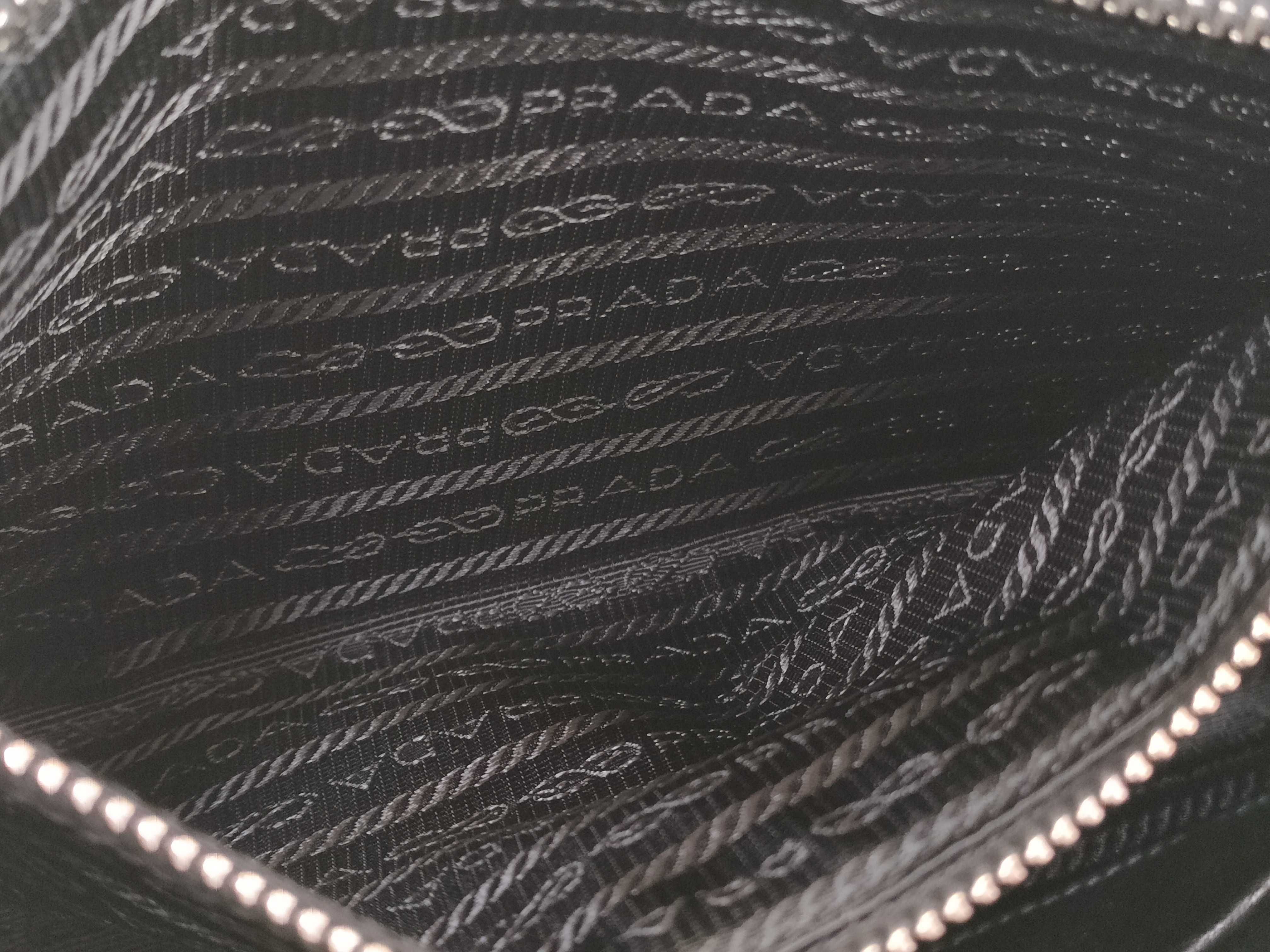 Vitello Leather Clutch Bag, Black, 2VF006 (Clutch Bag) — view 11