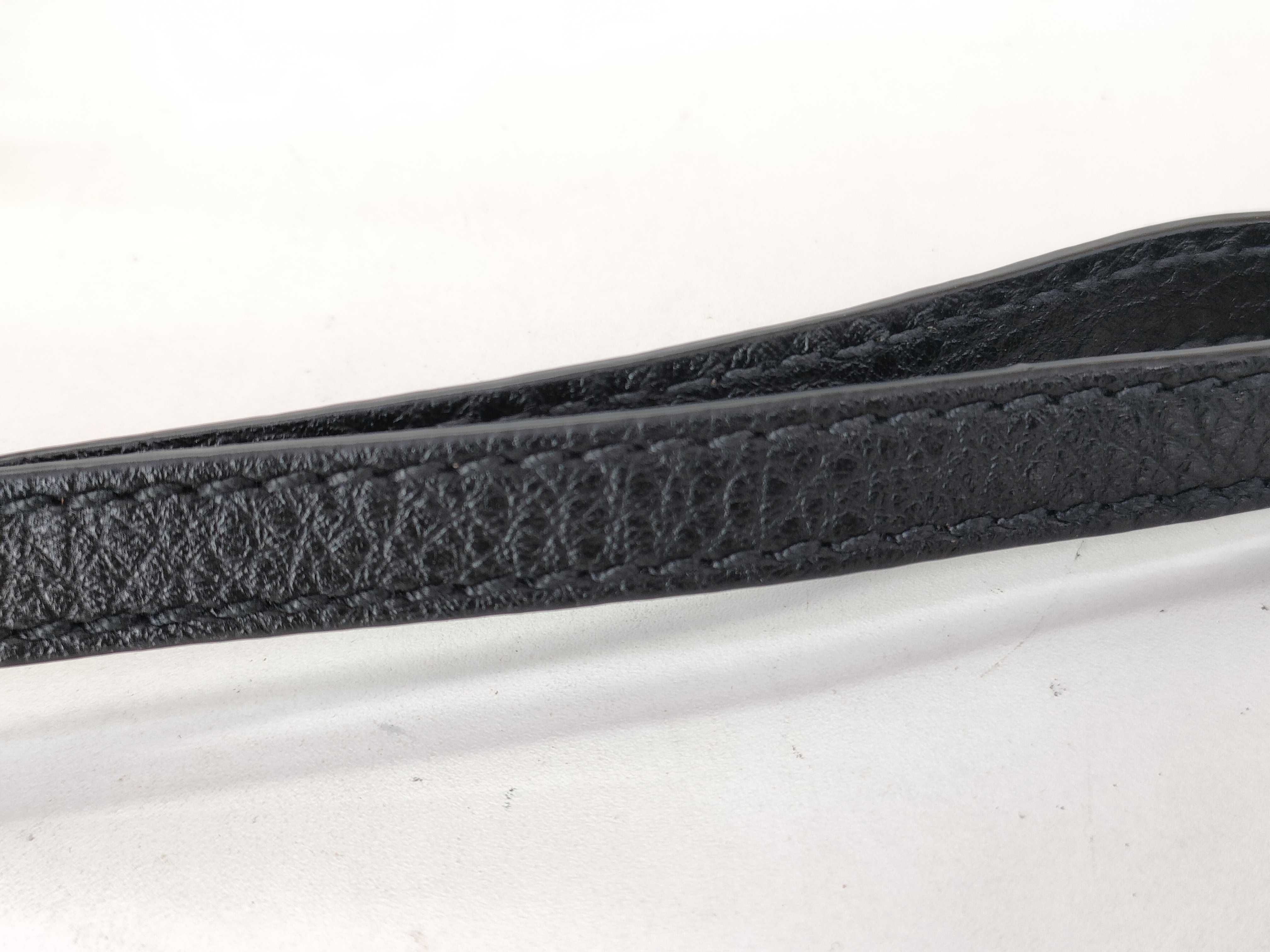 Vitello Leather Clutch Bag, Black, 2VF006 (Clutch Bag) — view 4