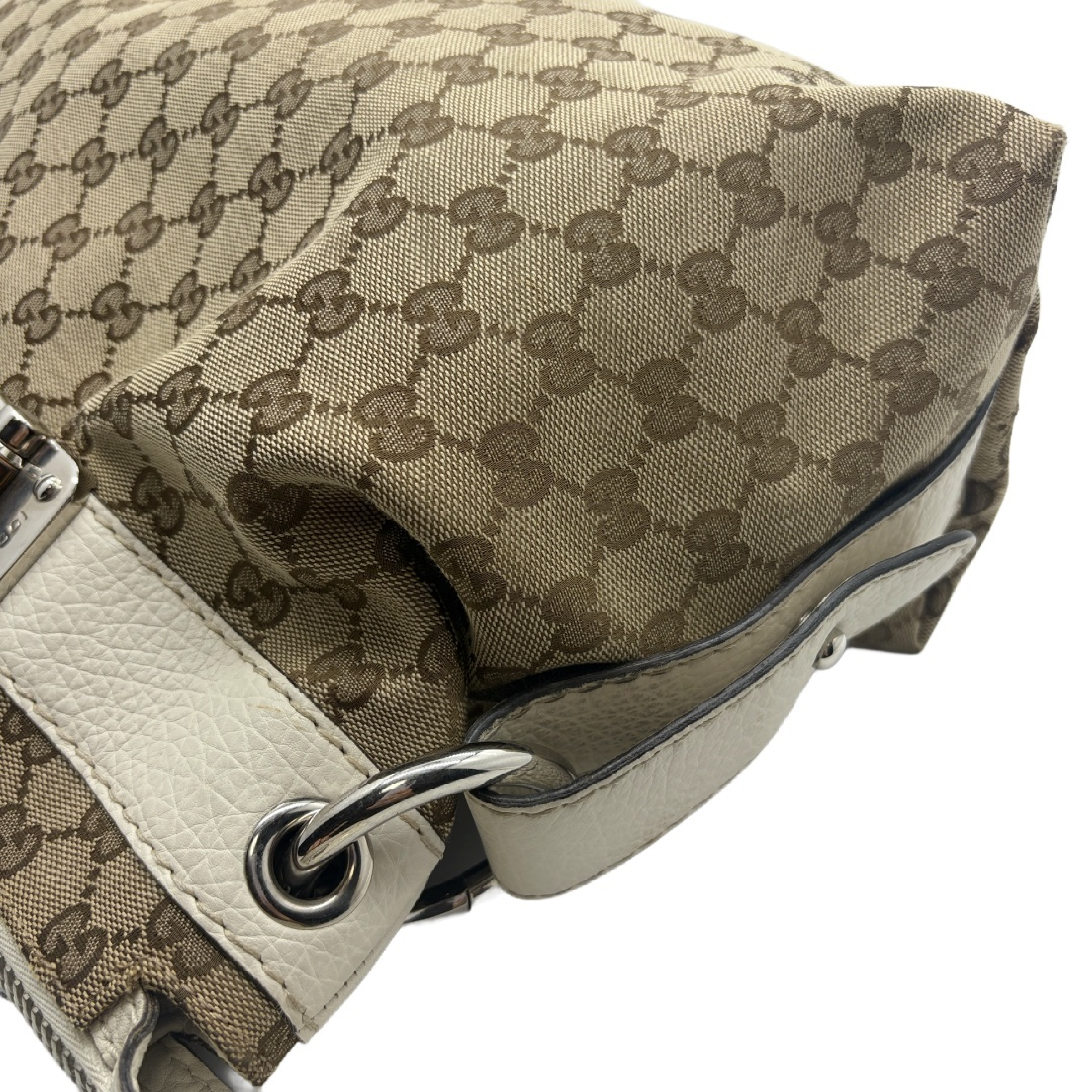 GG Canvas Braided Handle Handbag Tote Bag — view 4