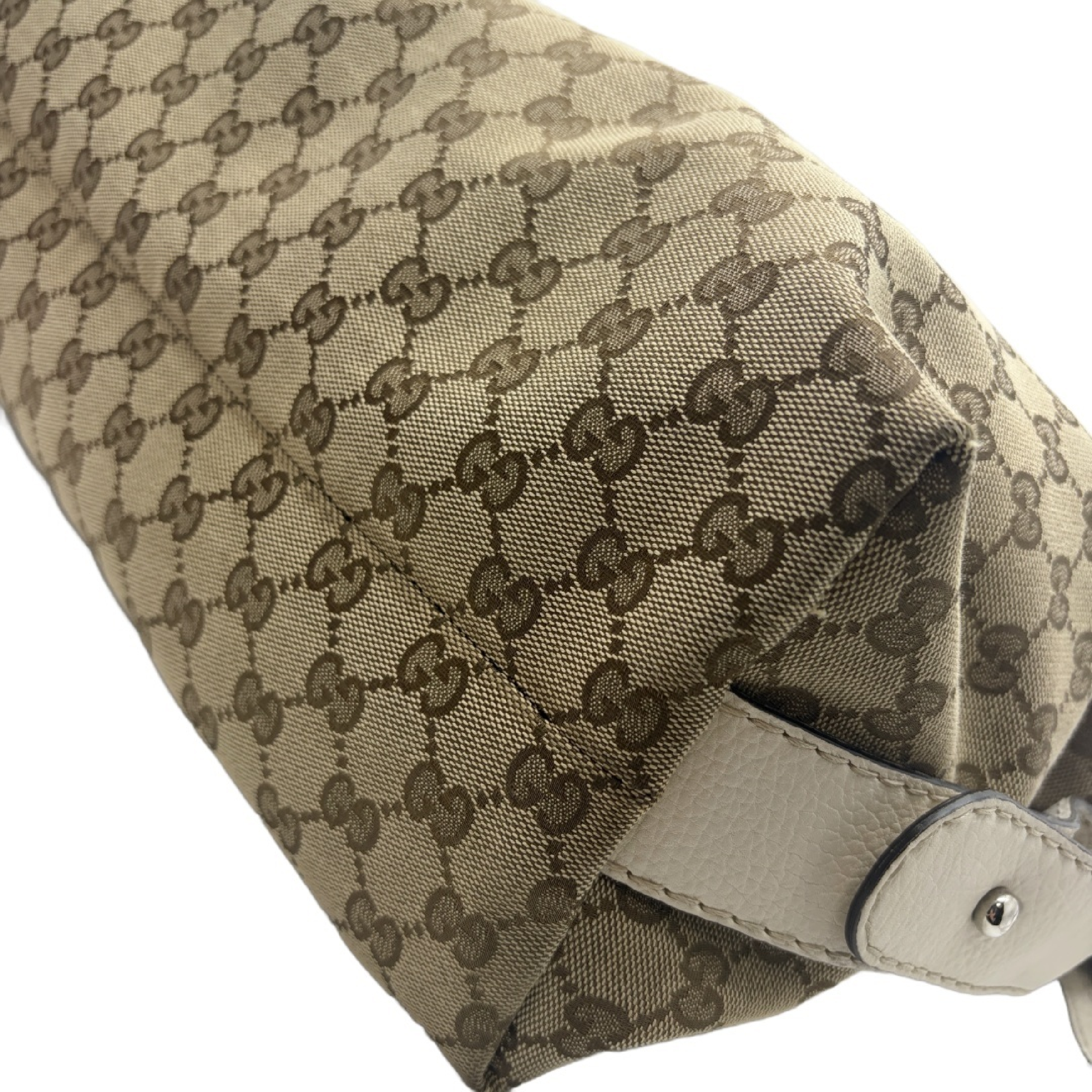 GG Canvas Braided Handle Handbag Tote Bag — view 7