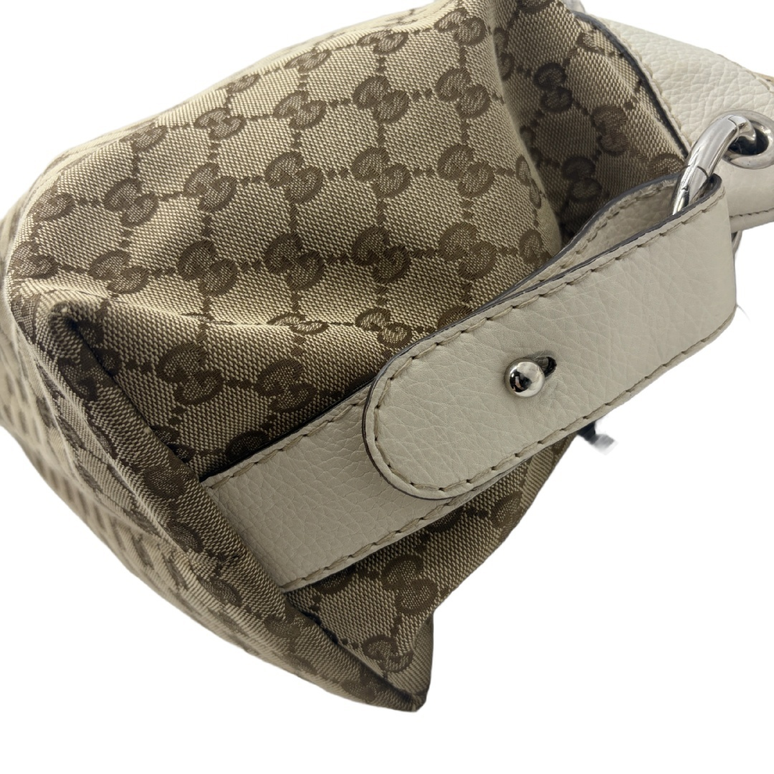 GG Canvas Braided Handle Handbag Tote Bag — view 8