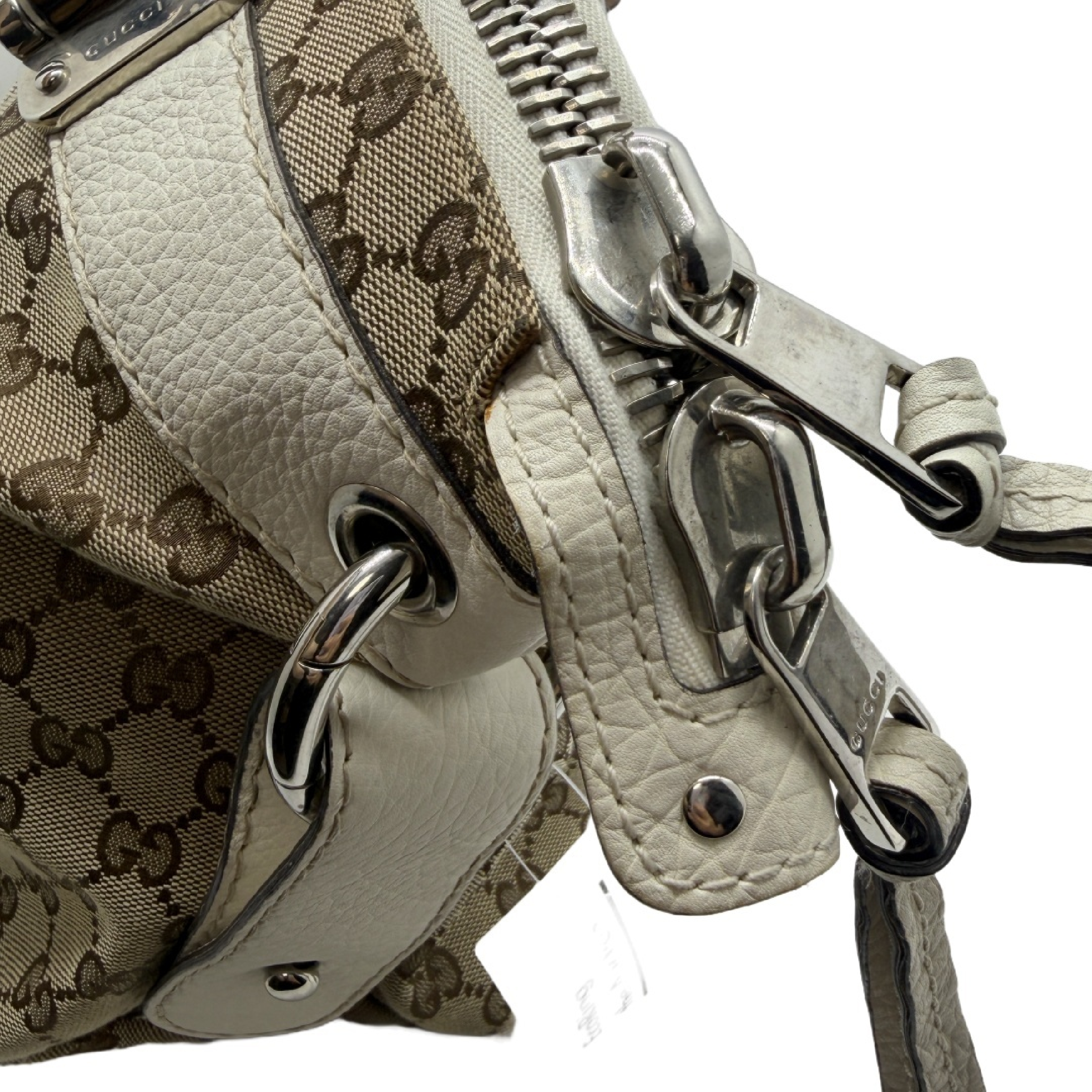 GG Canvas Braided Handle Handbag Tote Bag — view 9