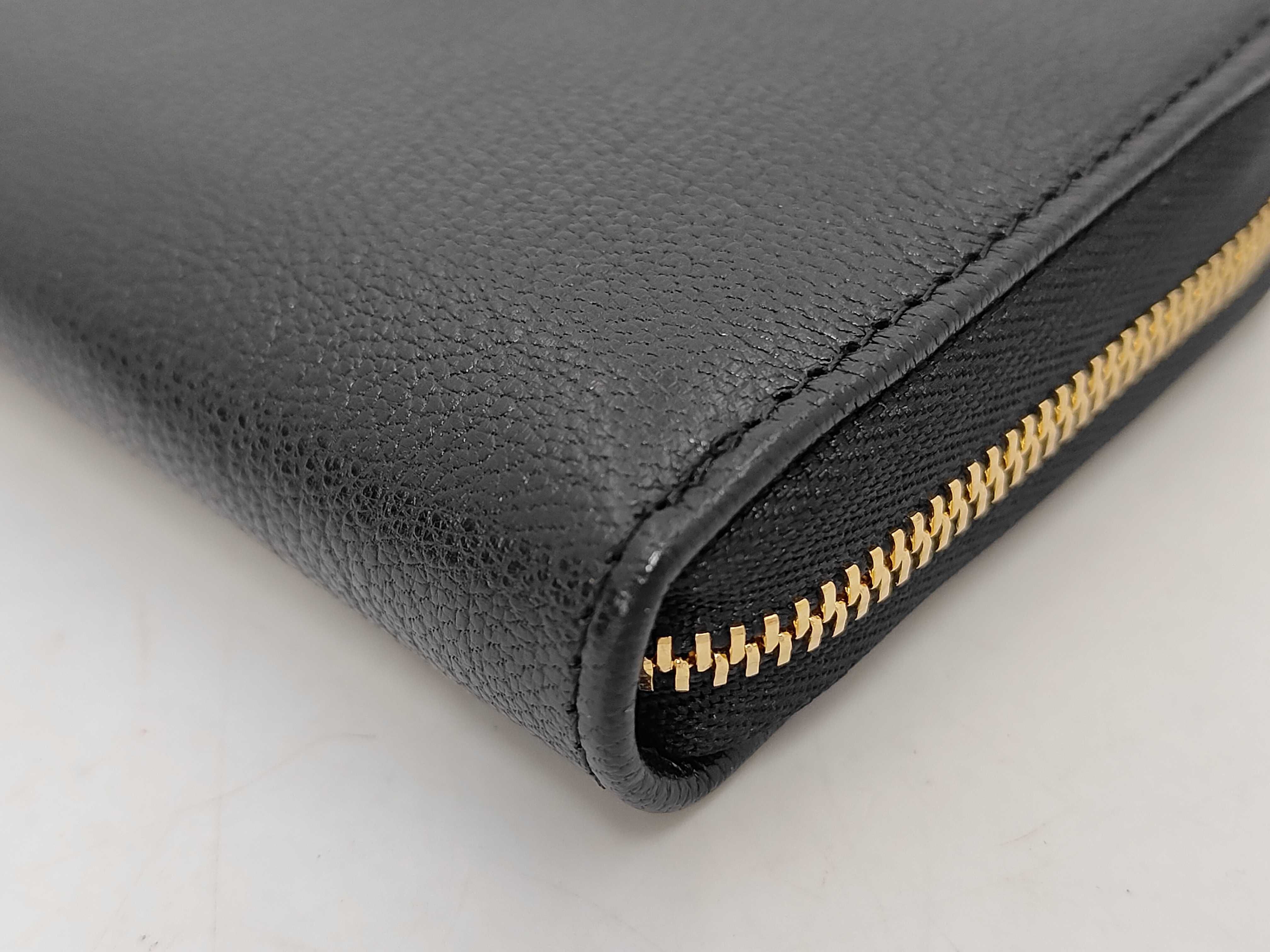 Classic Long Zip Wallet Apple Design Long Wallet Black — view 3