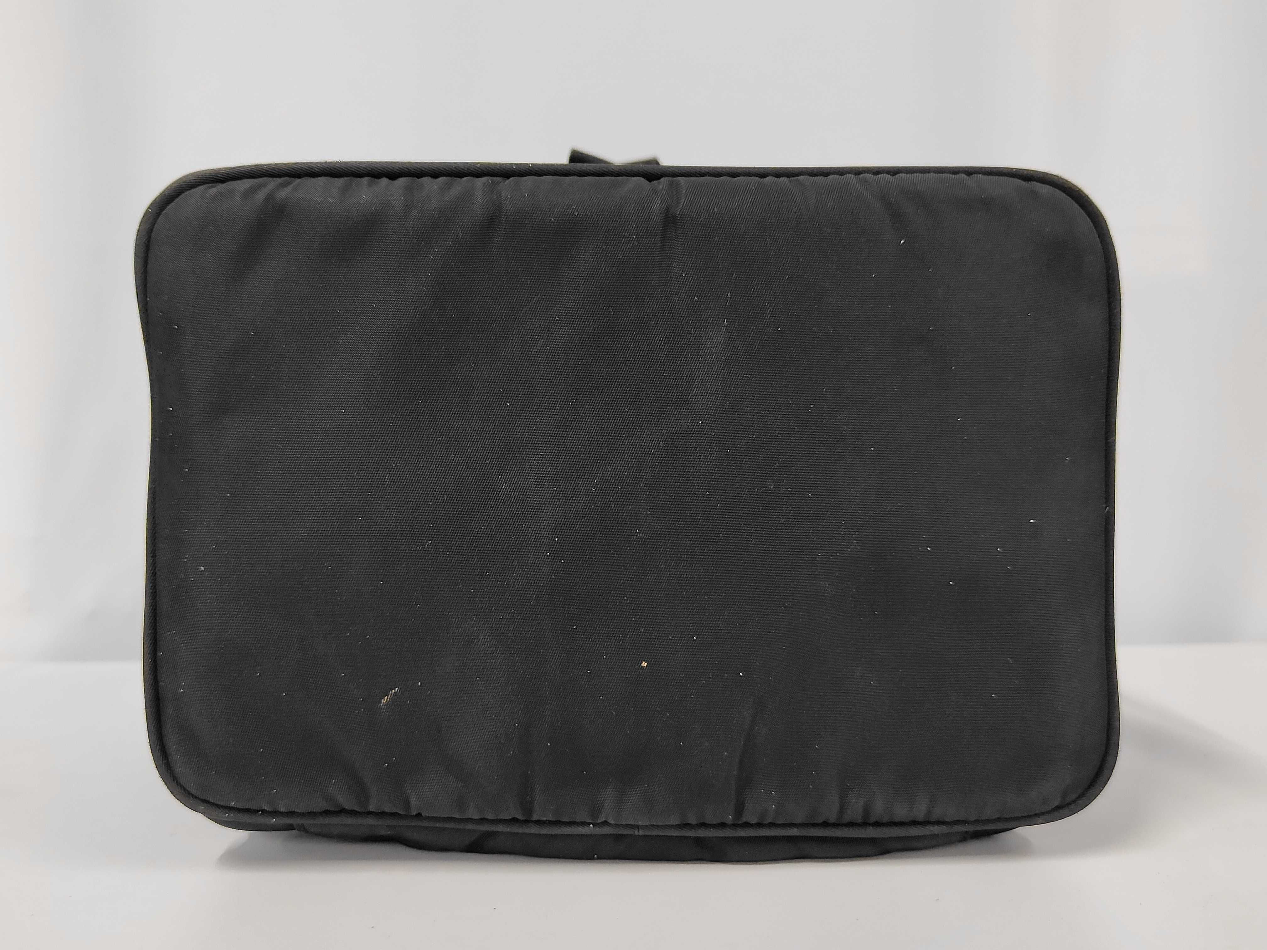 Nylon Triangle Logo Vanity Pouch Vanity Bag — view 7