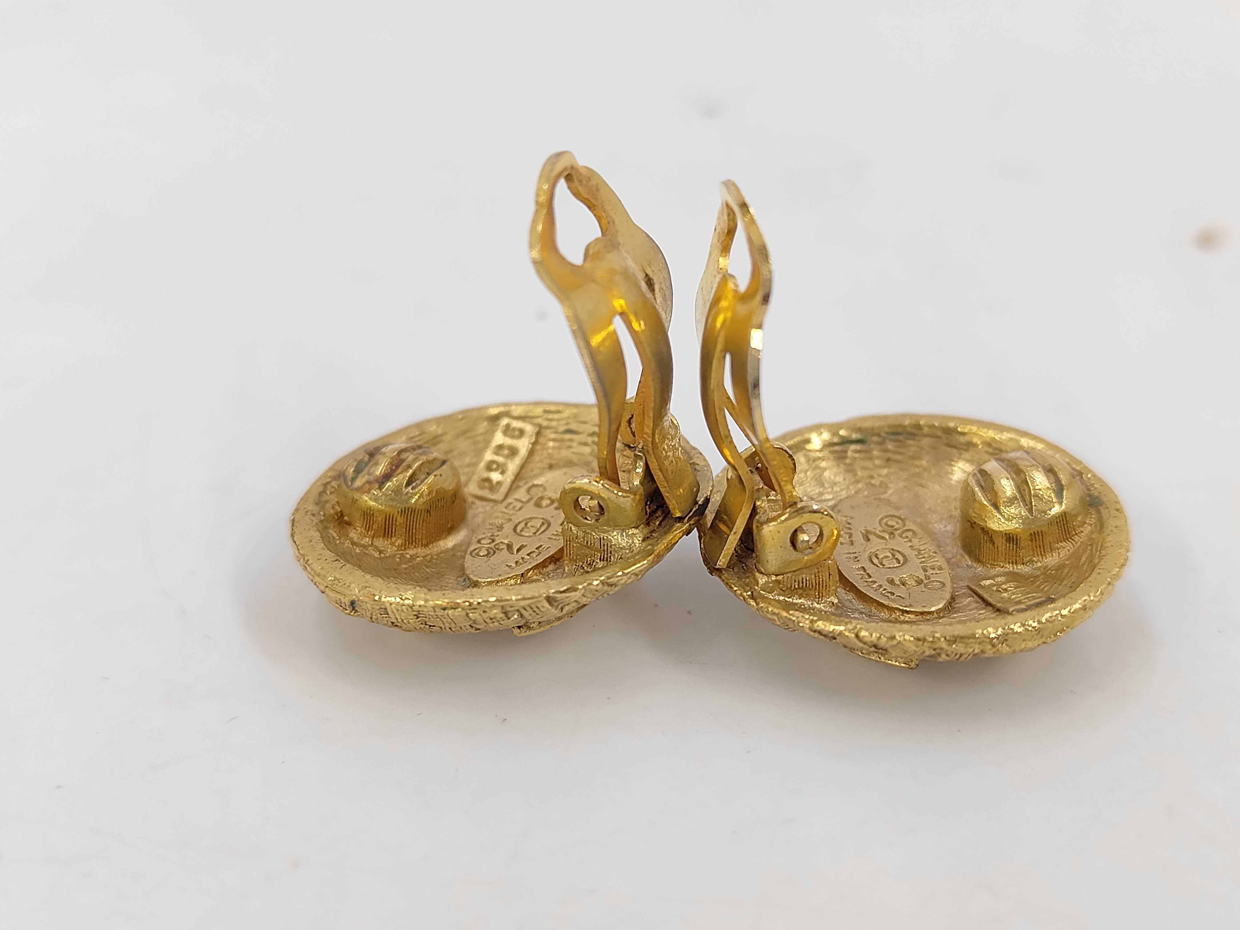 Sport 29 Coco Mark Gold Earrings — view 4
