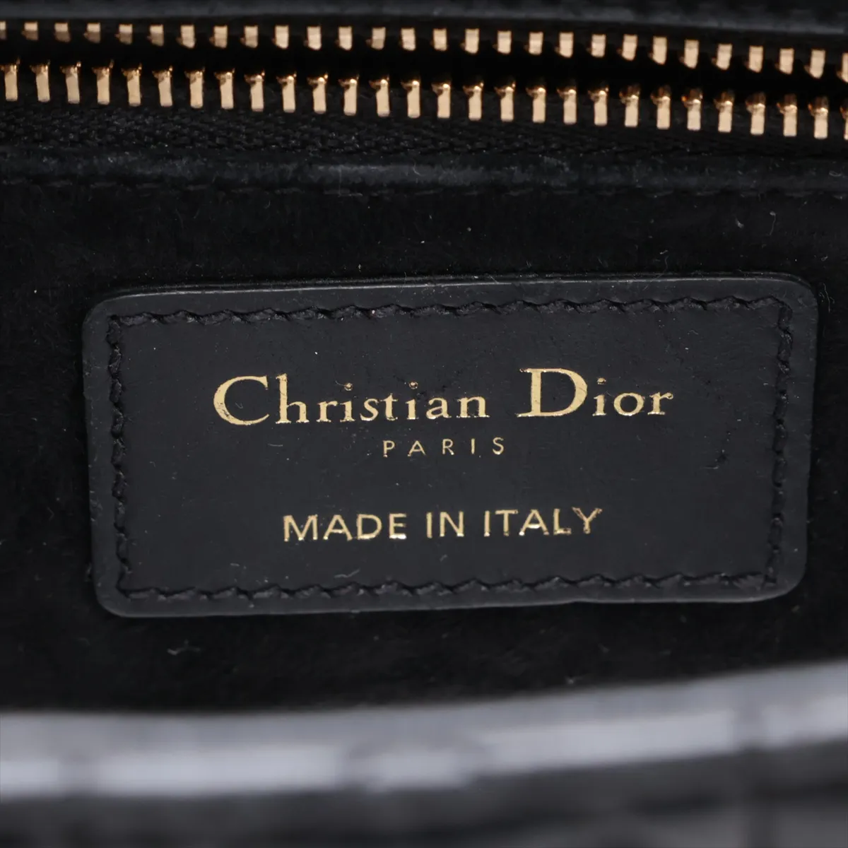 My Lady Dior Heart Cannage Leather 2-Way Handbag, Black, with Charm — view 11