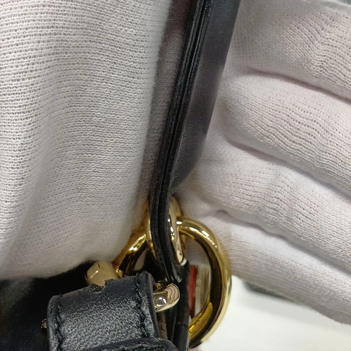 My Lady Dior Heart Cannage Leather 2-Way Handbag, Black, with Charm — view 14
