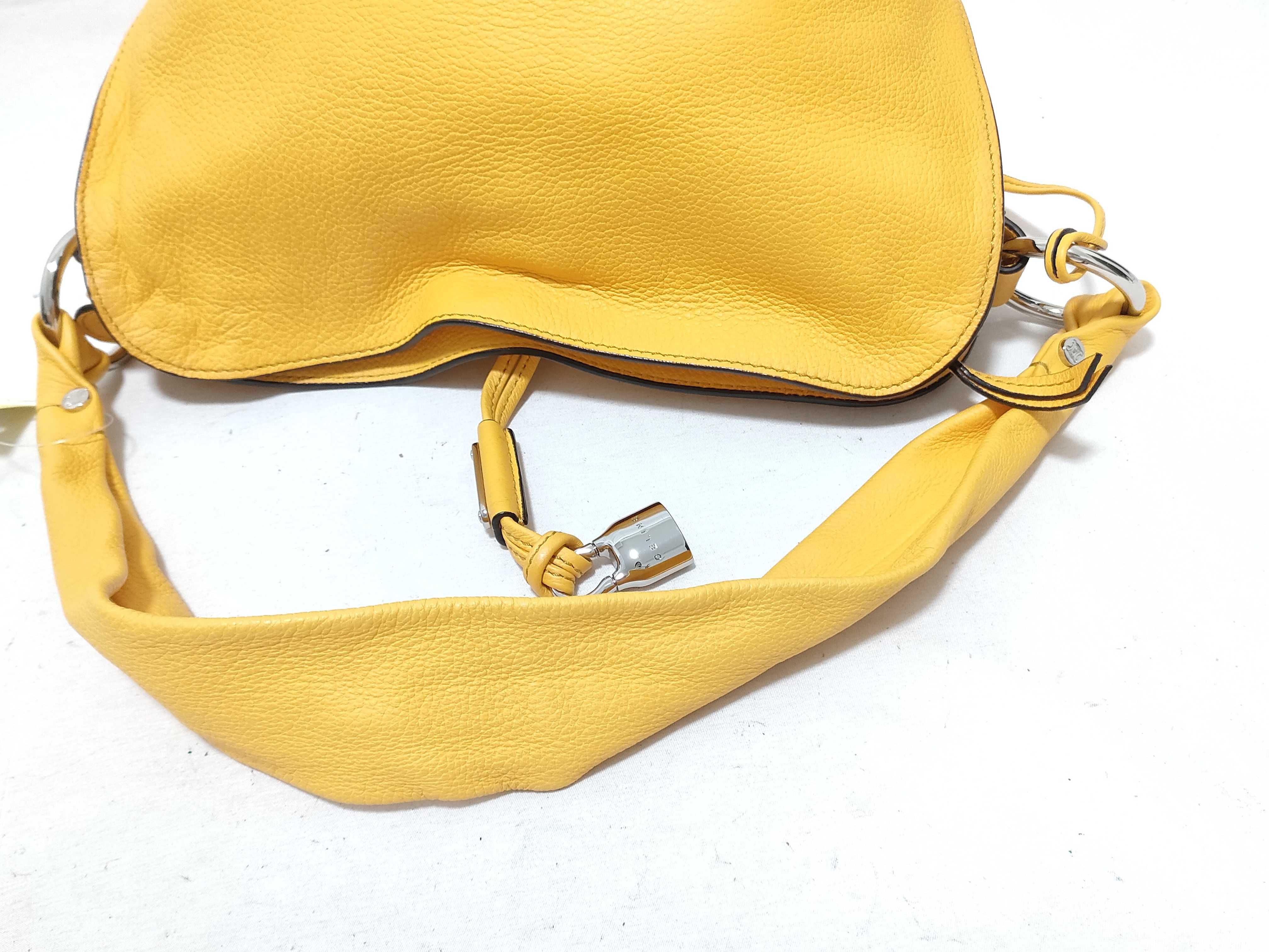 Bittersweet Leather Yellow Shoulder Bag — view 3