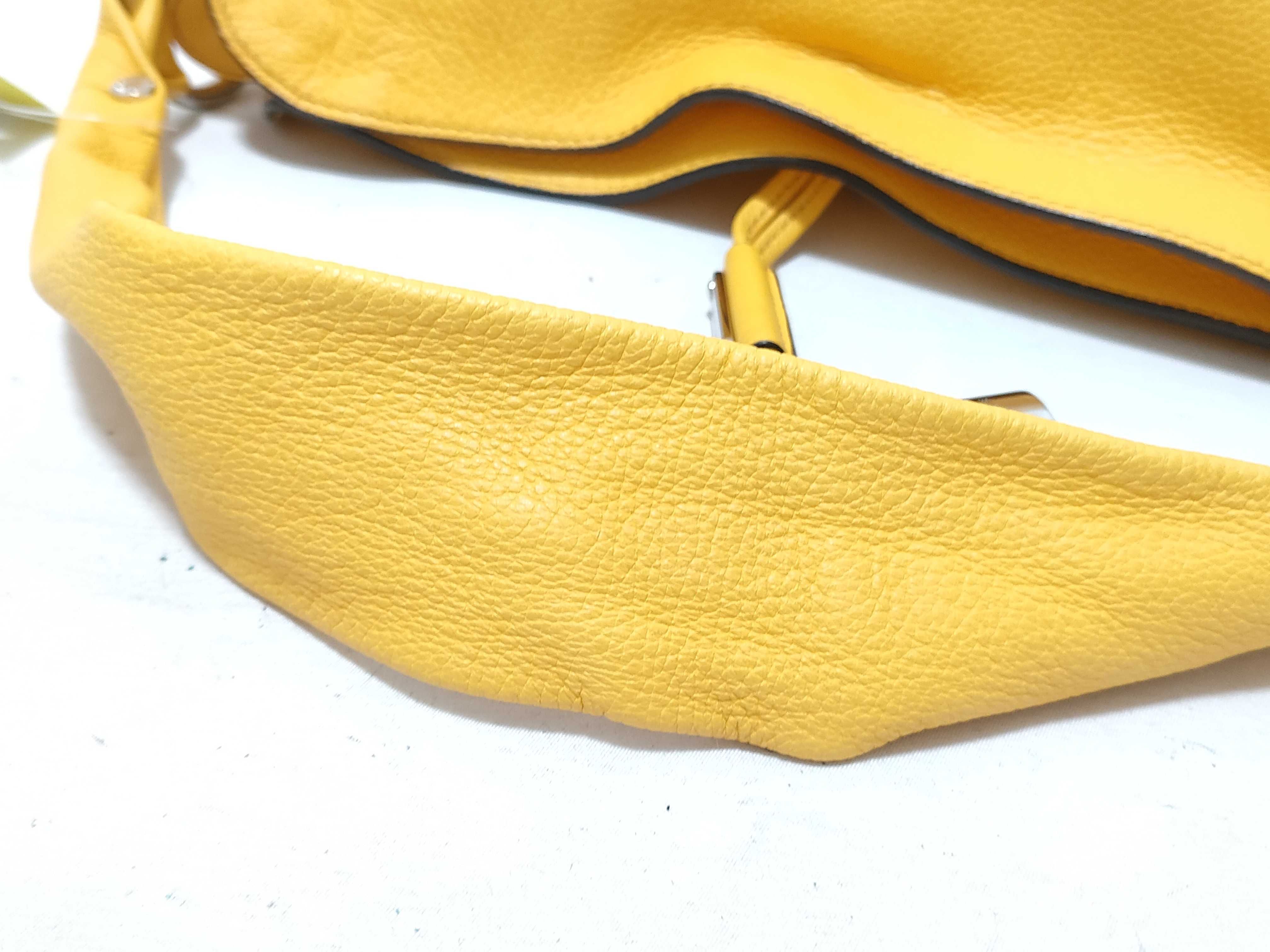 Bittersweet Leather Yellow Shoulder Bag — view 4