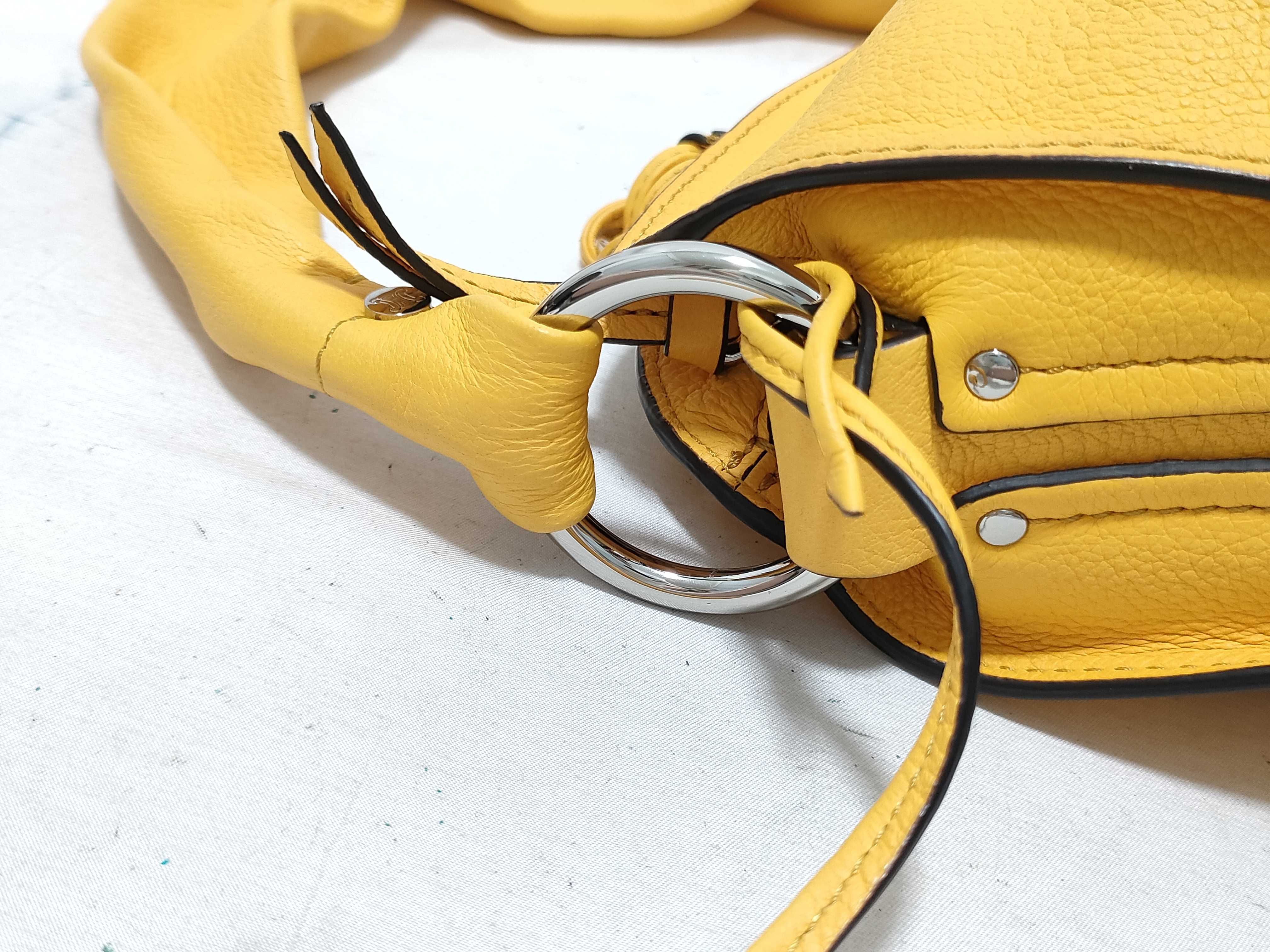 Bittersweet Leather Yellow Shoulder Bag — view 5