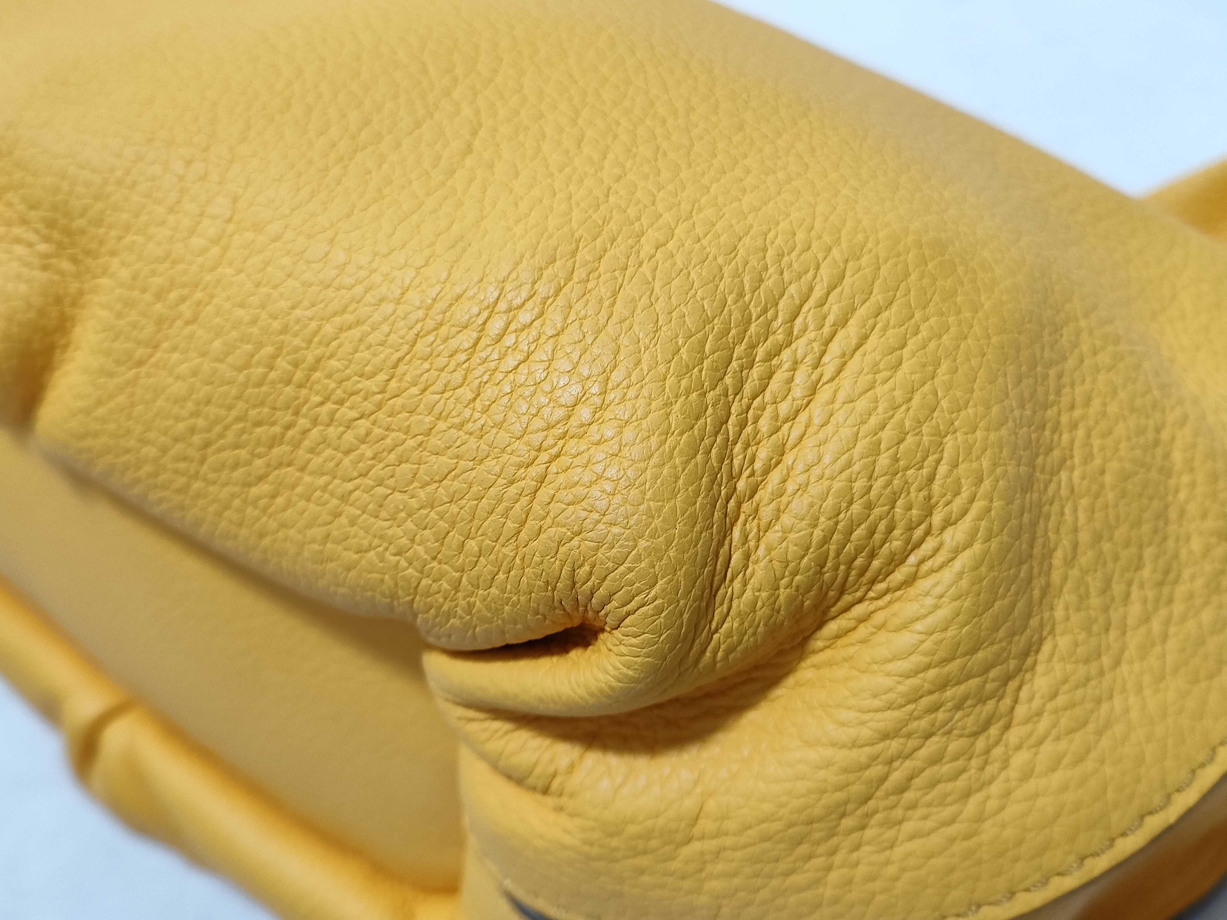 Bittersweet Leather Yellow Shoulder Bag — view 7